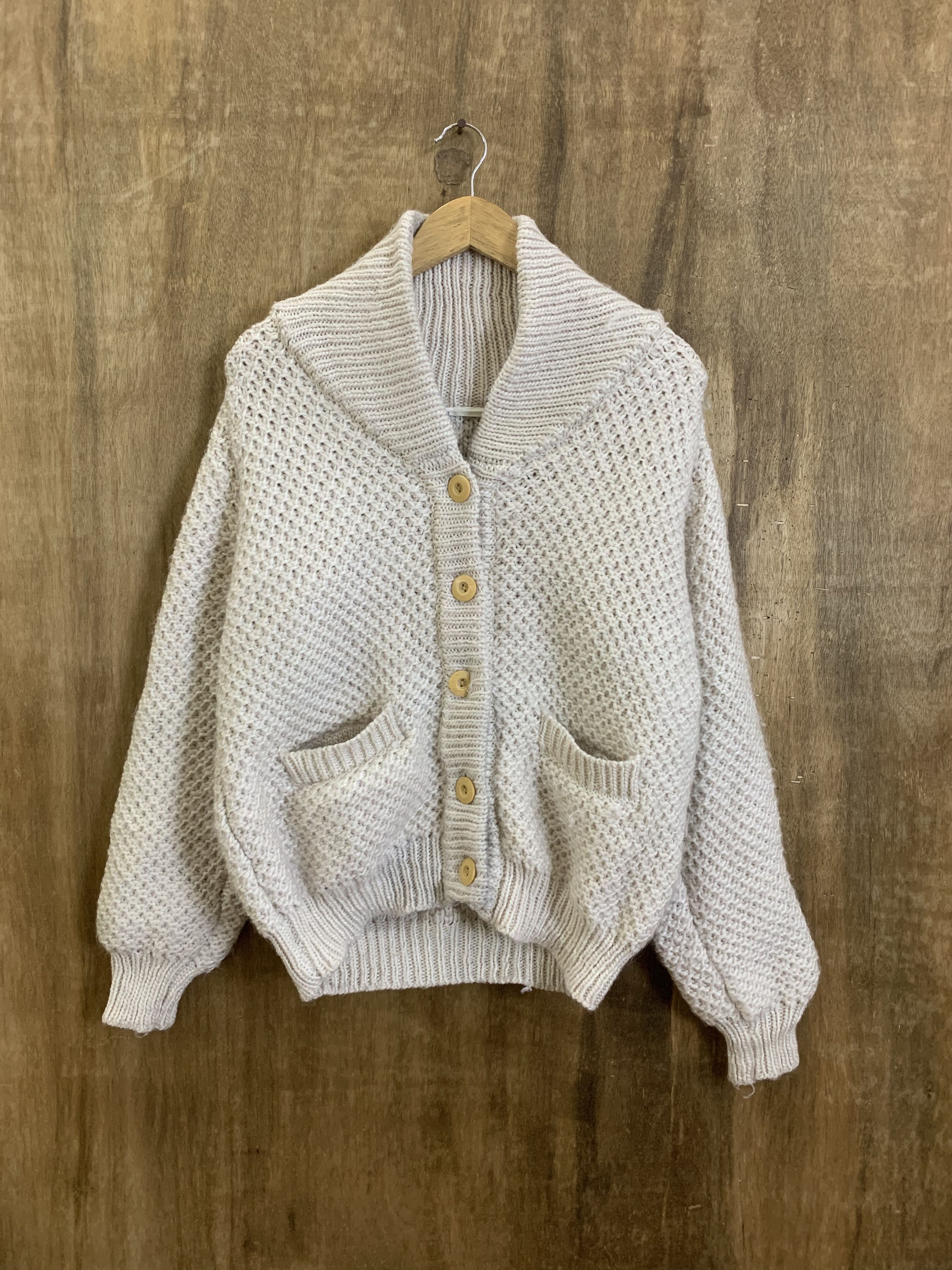 Japanese Brand Cable Knit Cardigan Vintage Japanese Branded Streetwear Size L / US 10 / IT 46 - 3 Thumbnail