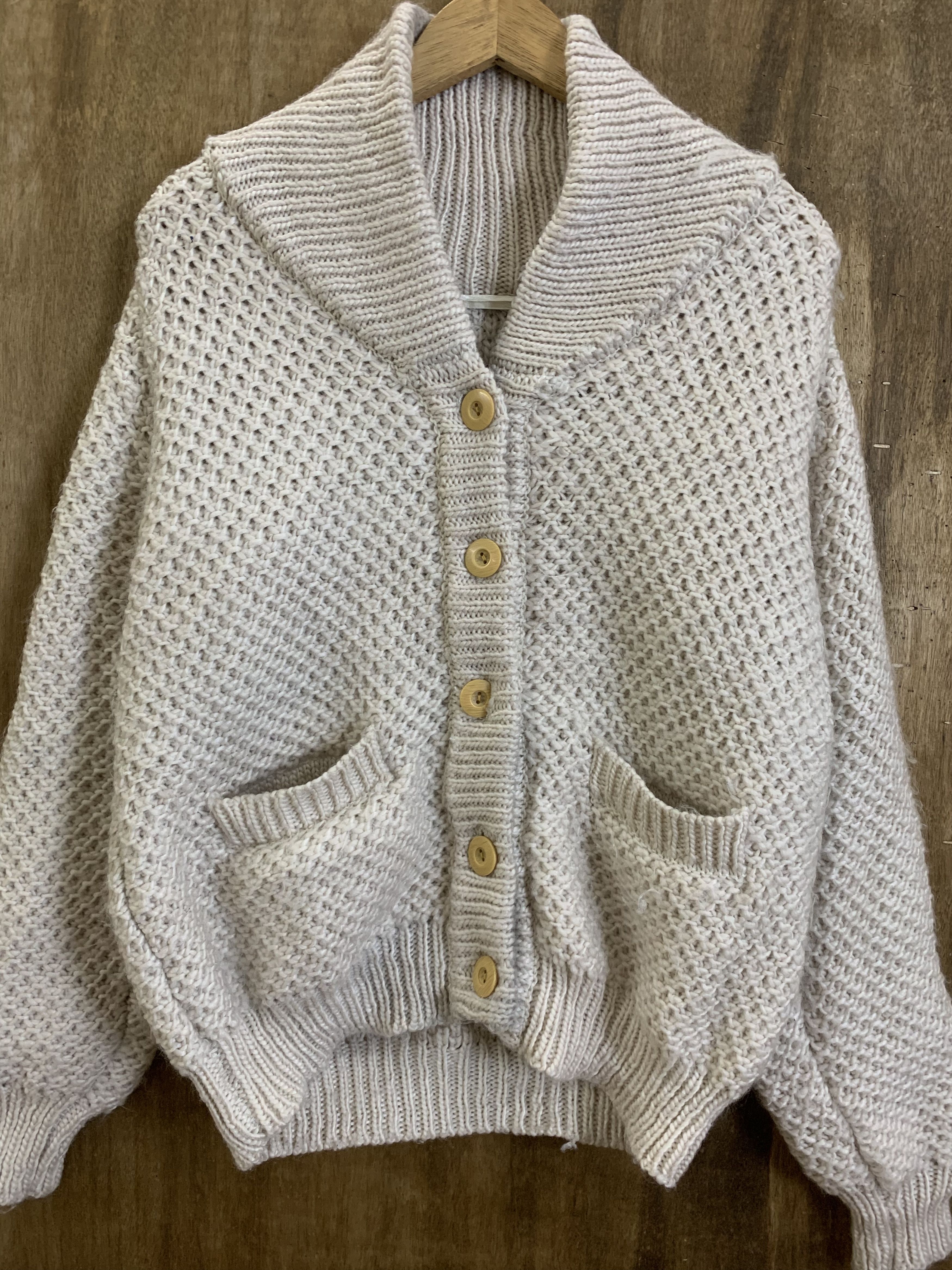 Japanese Brand Cable Knit Cardigan Vintage Japanese Branded Streetwear Size L / US 10 / IT 46 - 5 Thumbnail