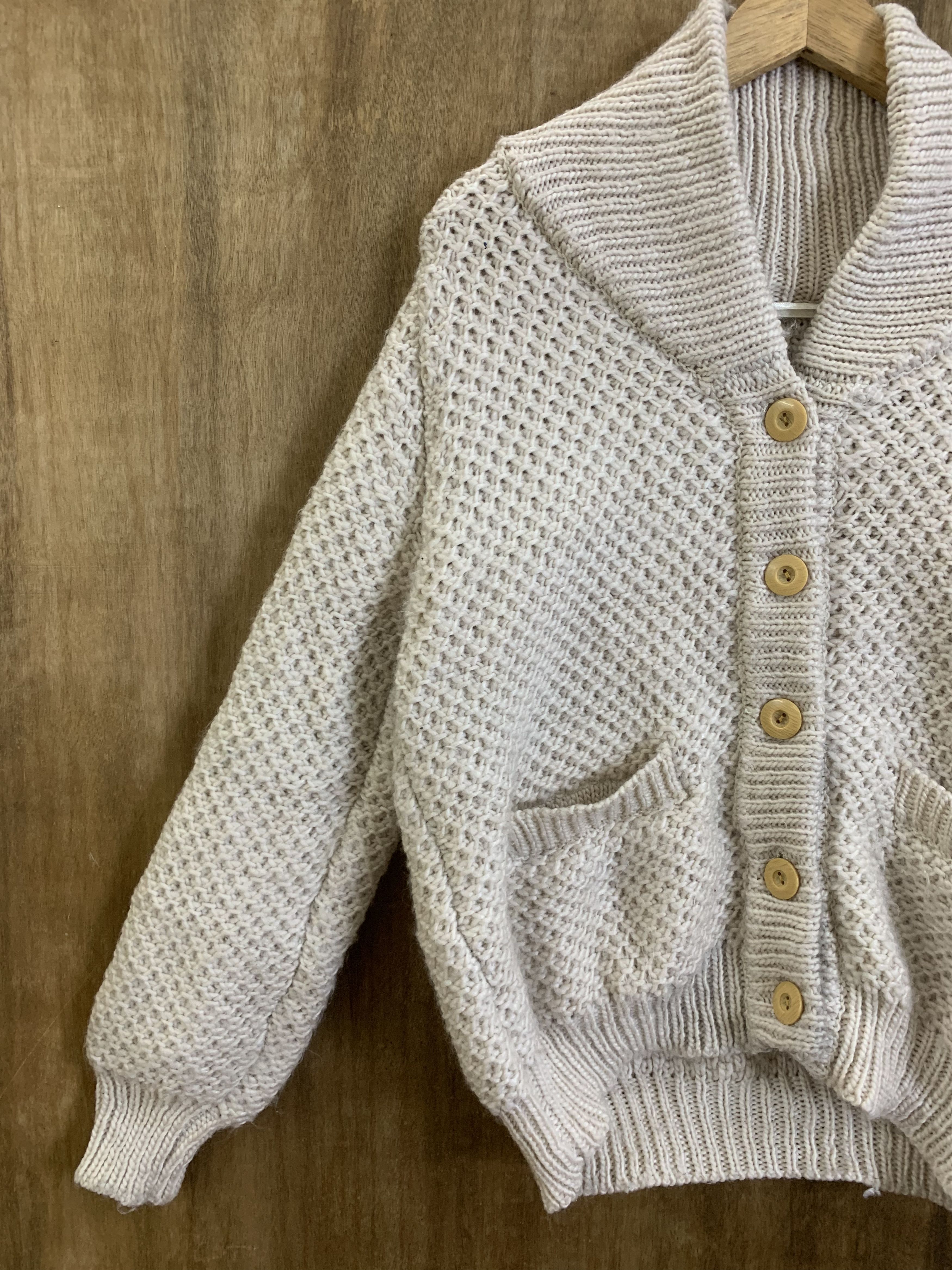 Japanese Brand Cable Knit Cardigan Vintage Japanese Branded Streetwear Size L / US 10 / IT 46 - 6 Thumbnail