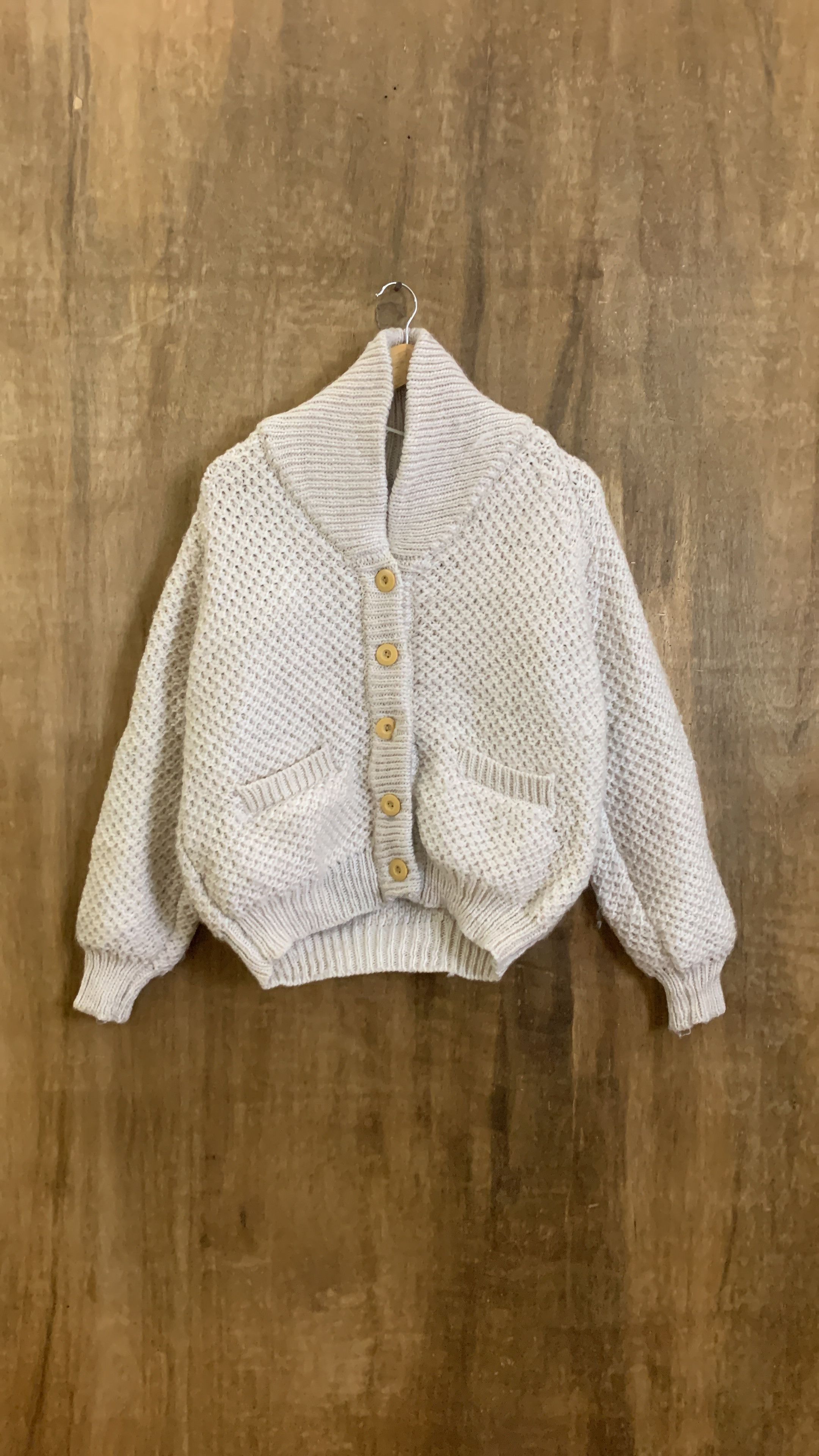 Cable Knit Cardigan Vintage Japanese Branded Streetwear