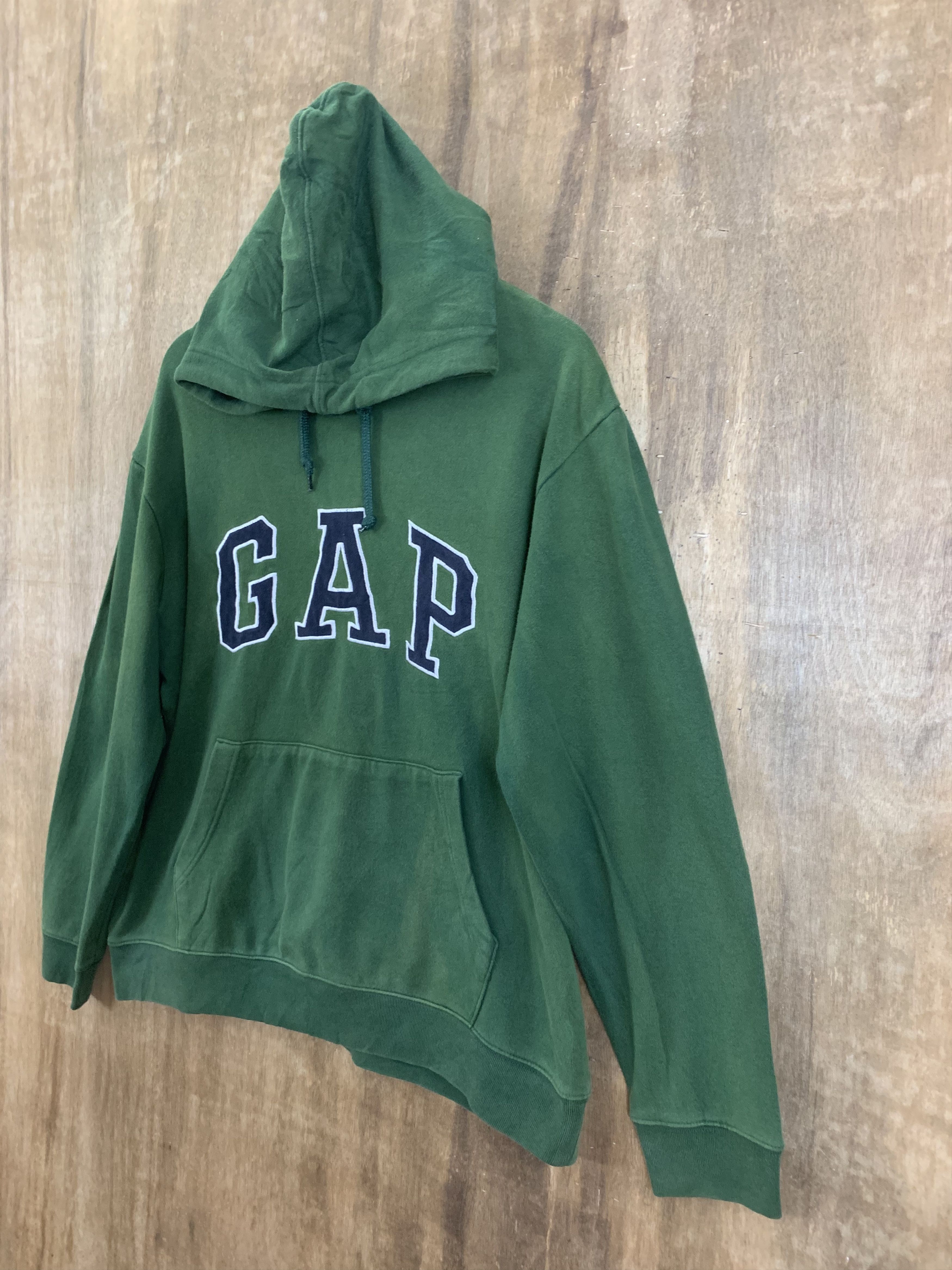Gap Hoodies Gap Limited Embrioded Spellout Faded Green Vintage Size US XL / EU 56 / 4 - 5 Thumbnail