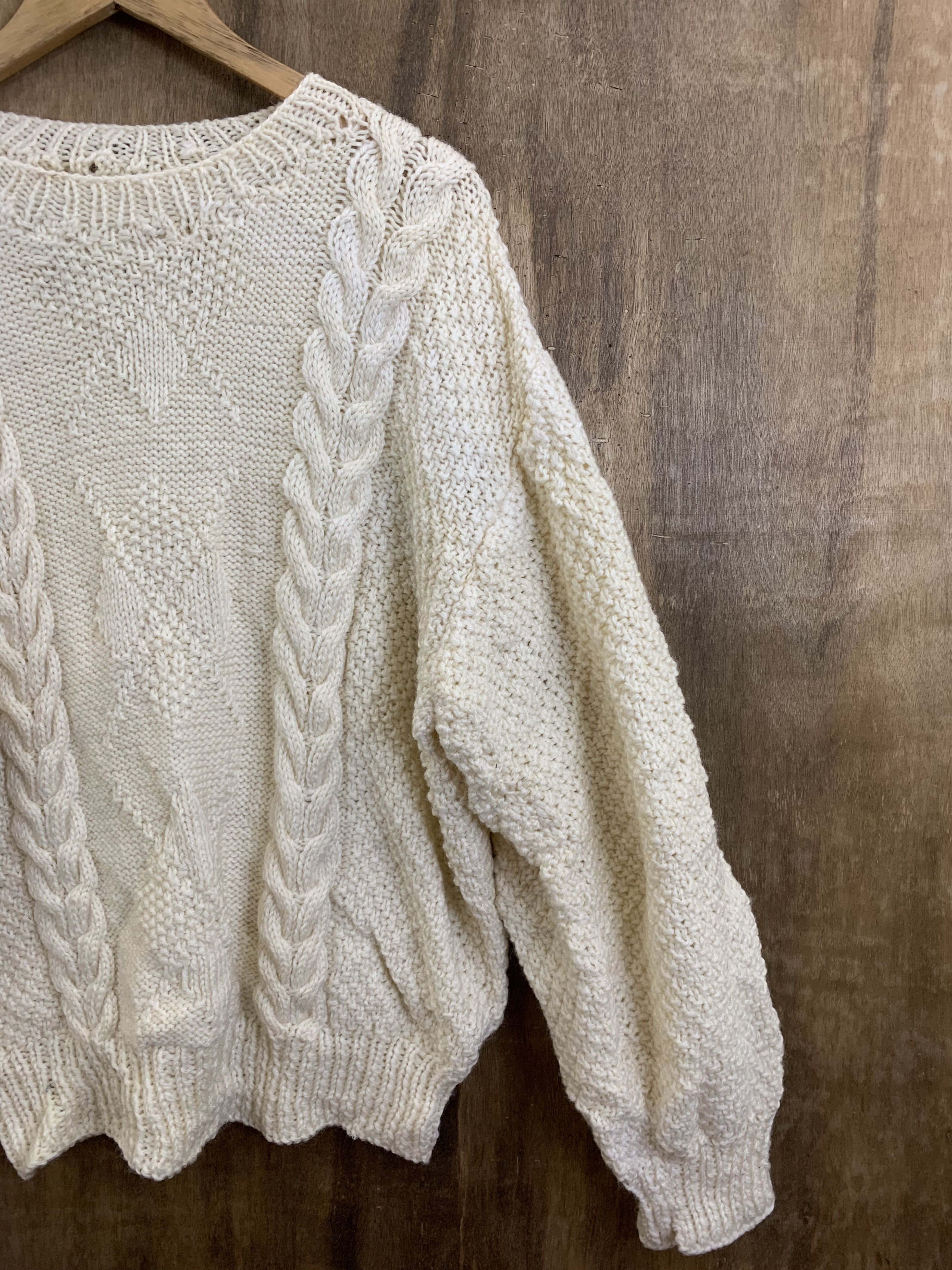 Homespun Knitwear Cable Knitwear Japanese Branded Vintage Style Womenswear Size L / US 10 / IT 46 - 6 Thumbnail