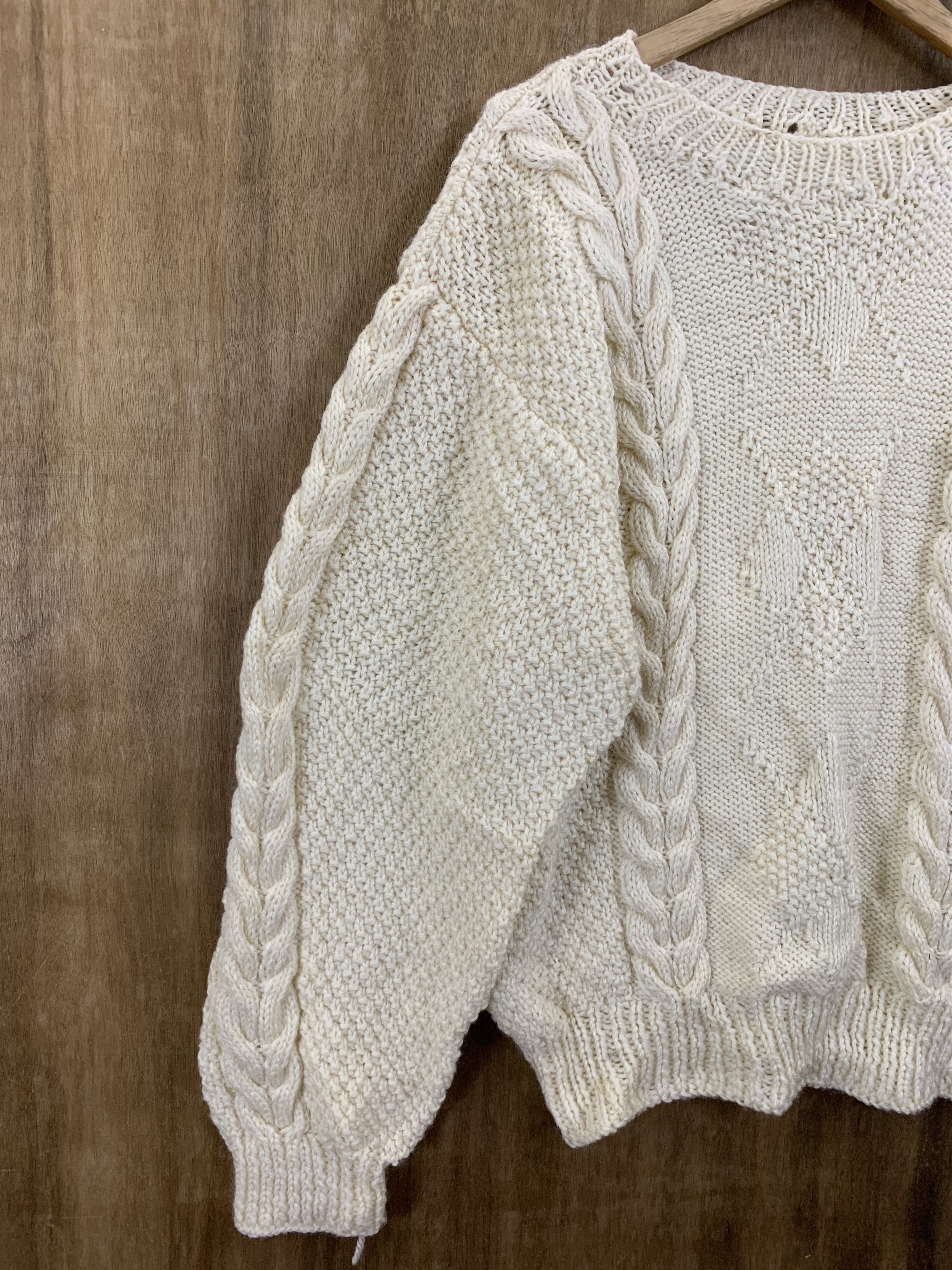 Homespun Knitwear Cable Knitwear Japanese Branded Vintage Style Womenswear Size L / US 10 / IT 46 - 5 Thumbnail