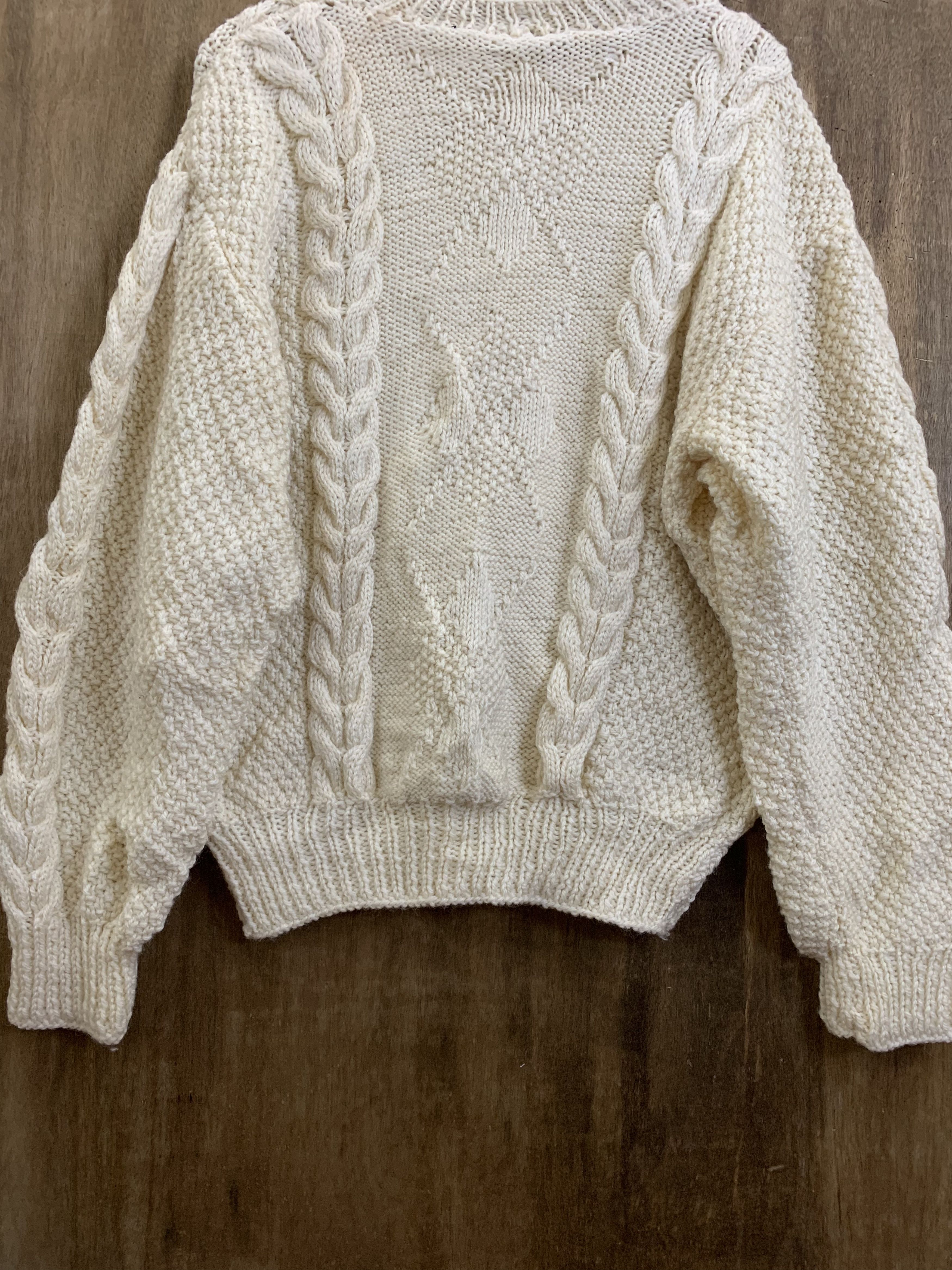 Homespun Knitwear Cable Knitwear Japanese Branded Vintage Style Womenswear Size L / US 10 / IT 46 - 9 Thumbnail