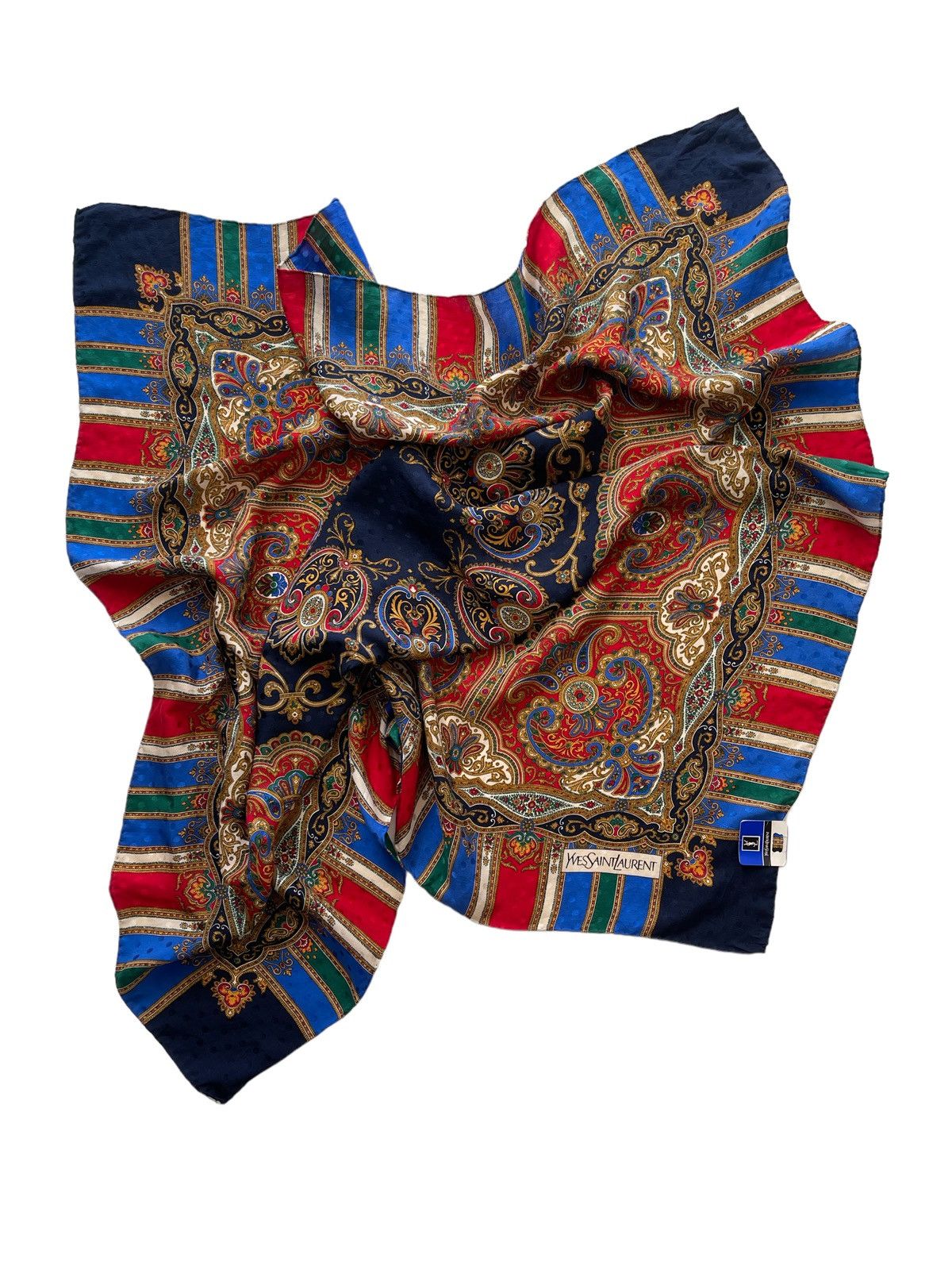 Yves Saint Laurent YSL Luxury Silk Scarves Size ONE SIZE - 1 Thumbnail