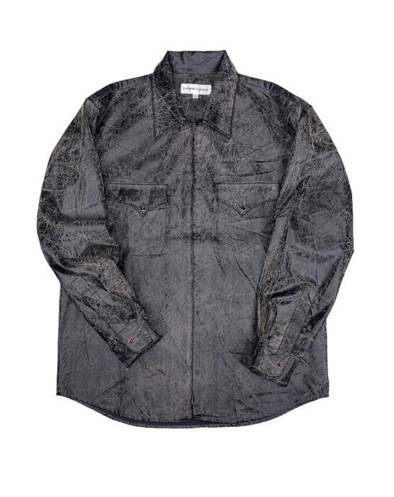 image of Avant Garde Japanese D'homme A'homme Polyester Zipper Nice Jacket in Dark Brown, Men's (Size Large)