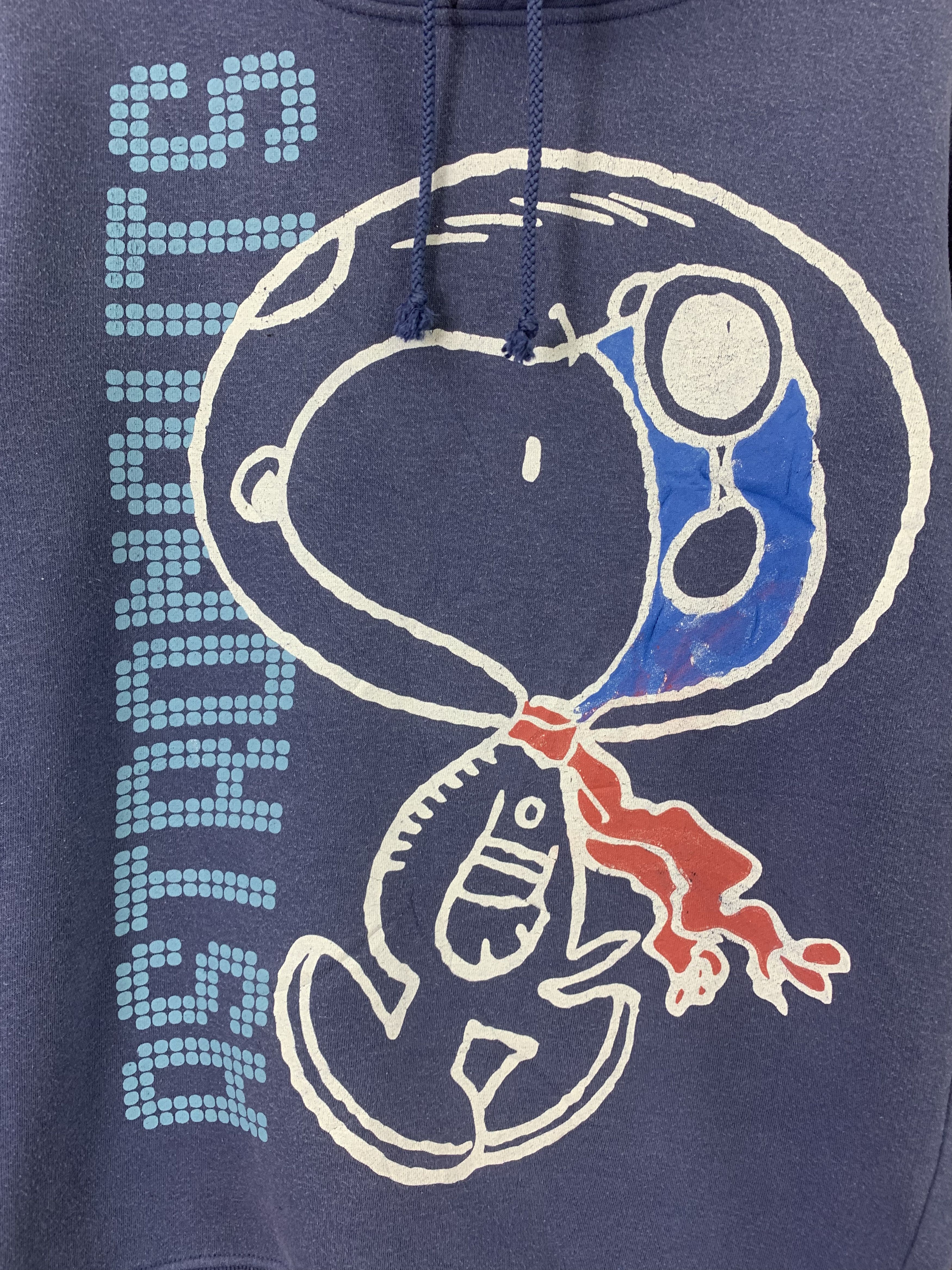 Peanuts Hoodies Peanuts Snoopy Astronouts Big Logo Vintage Size US M / EU 48-50 / 2 - 2 Thumbnail