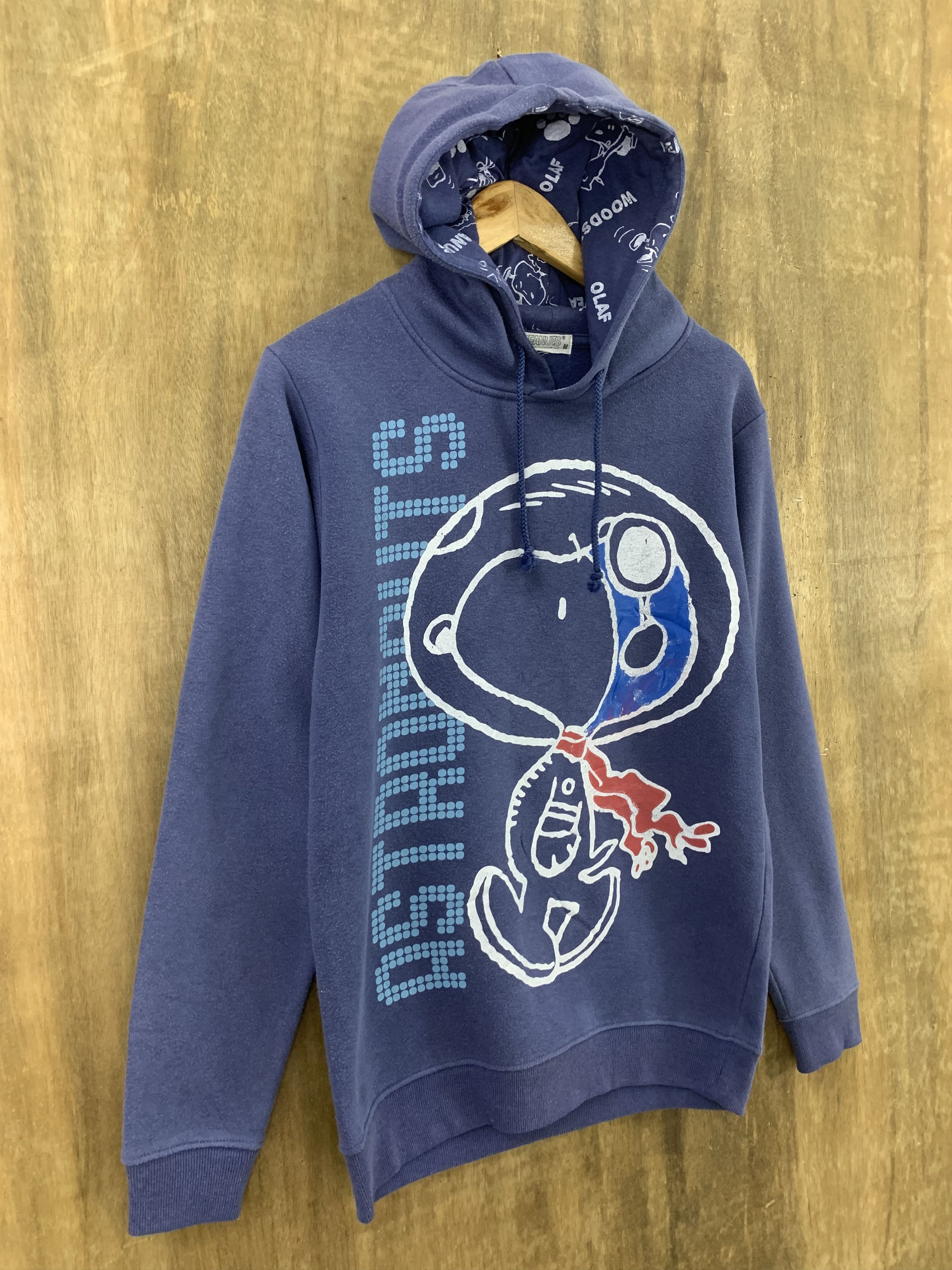Peanuts Hoodies Peanuts Snoopy Astronouts Big Logo Vintage Size US M / EU 48-50 / 2 - 4 Thumbnail