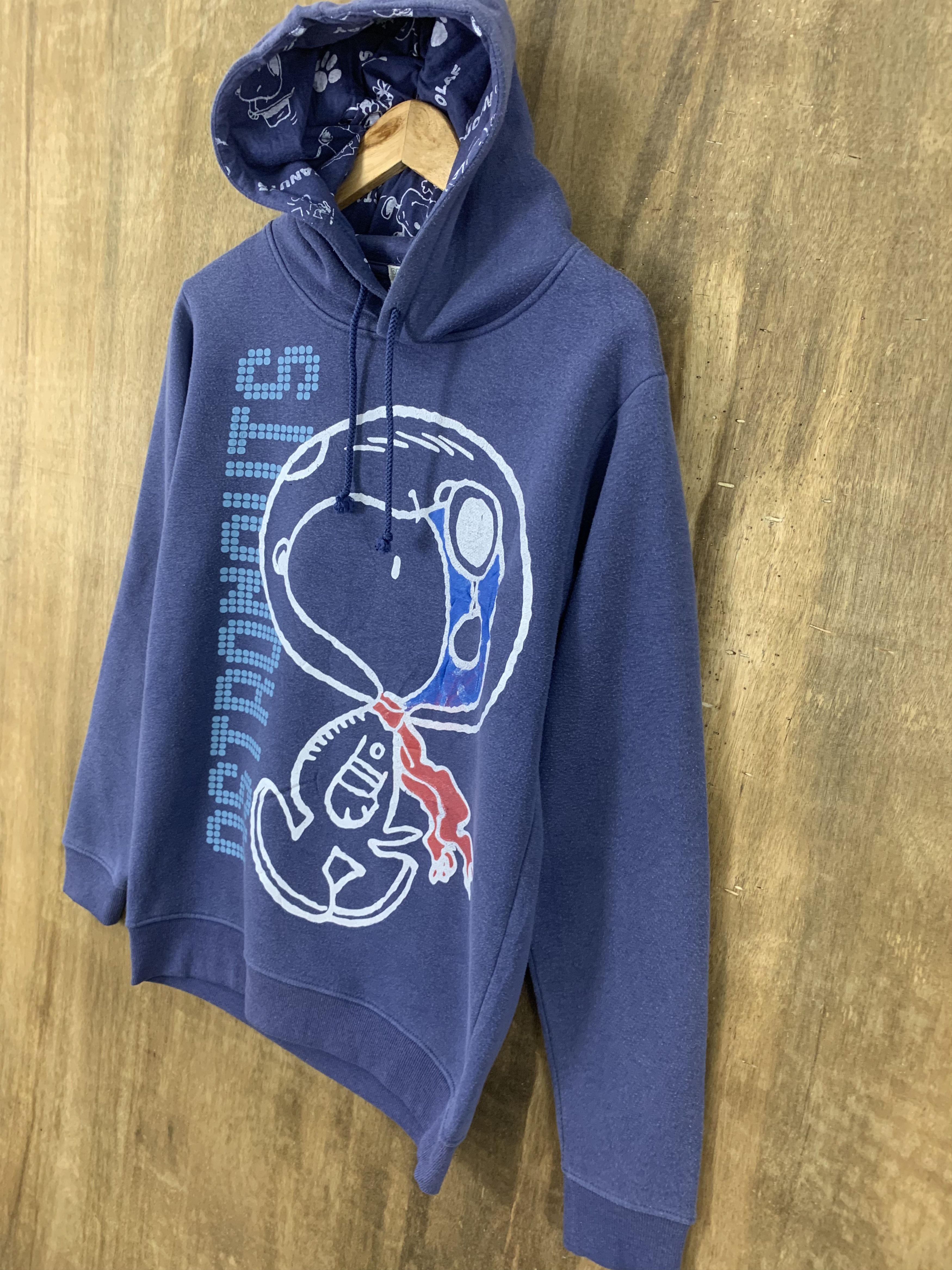Peanuts Hoodies Peanuts Snoopy Astronouts Big Logo Vintage Size US M / EU 48-50 / 2 - 8 Thumbnail