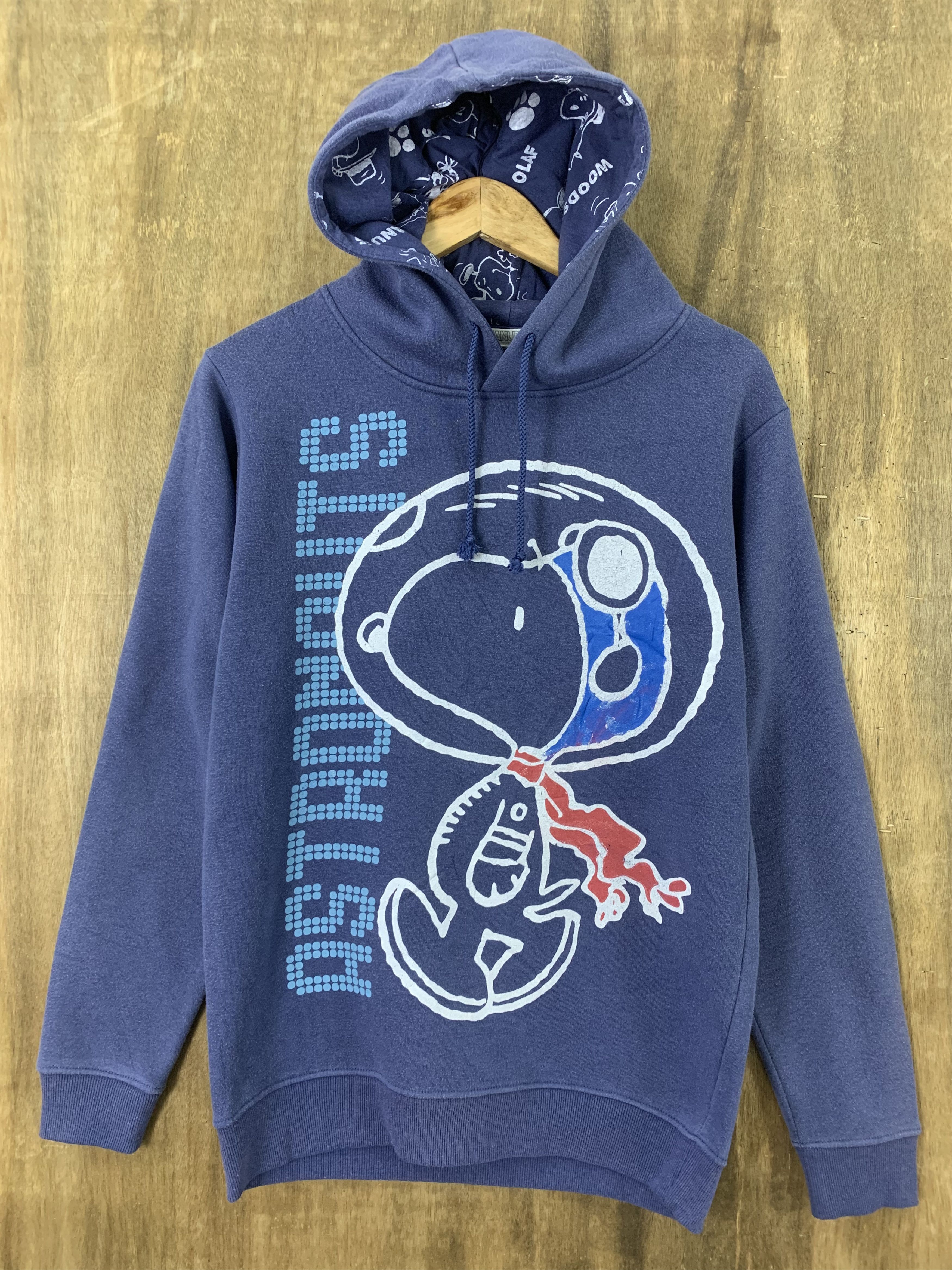 Peanuts Hoodies Peanuts Snoopy Astronouts Big Logo Vintage Size US M / EU 48-50 / 2 - 1 Thumbnail