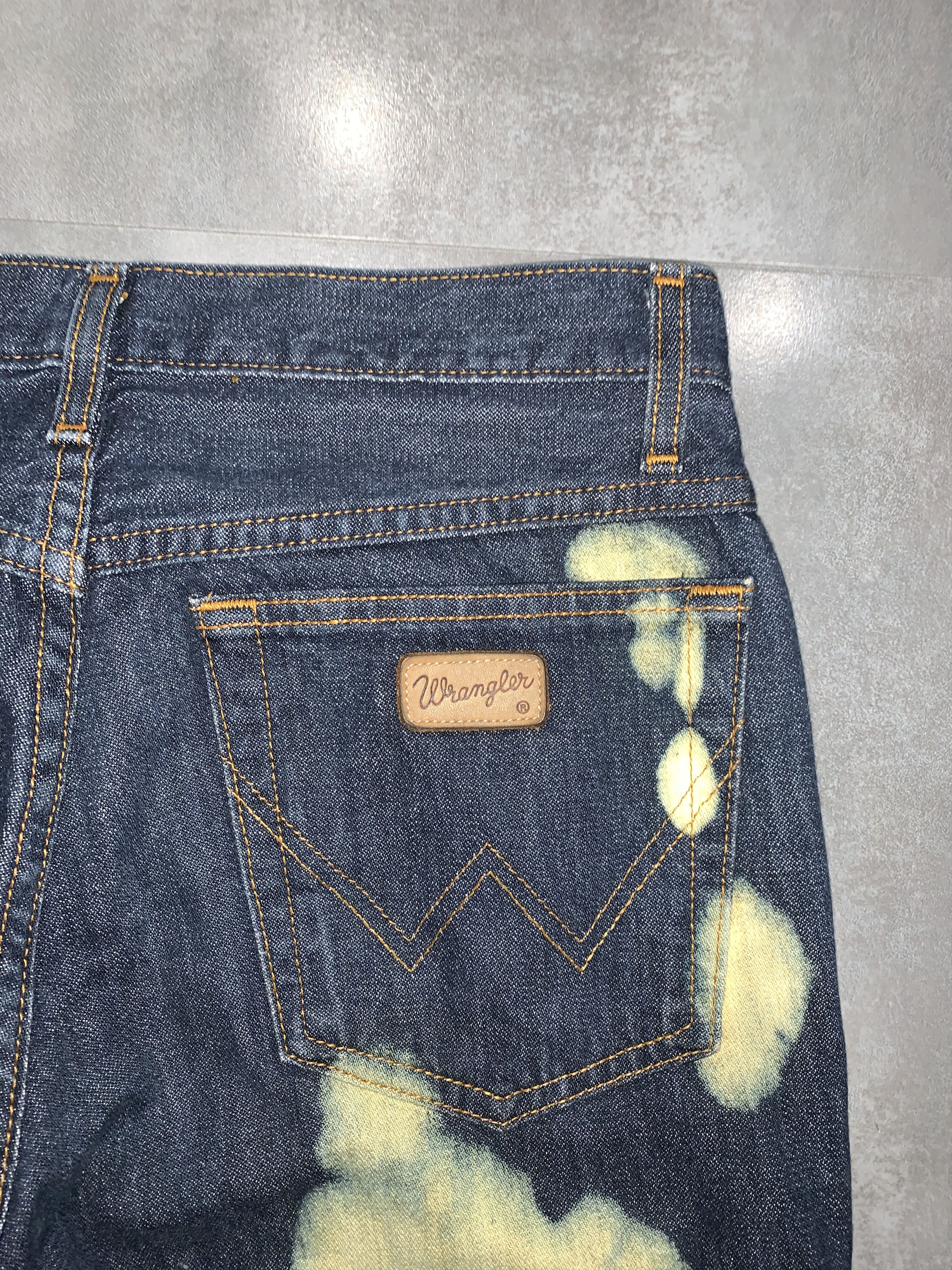 Levi's Custom Made Bleached Wrangler Denim Pants Size US 30 / EU 46 - 9 Thumbnail