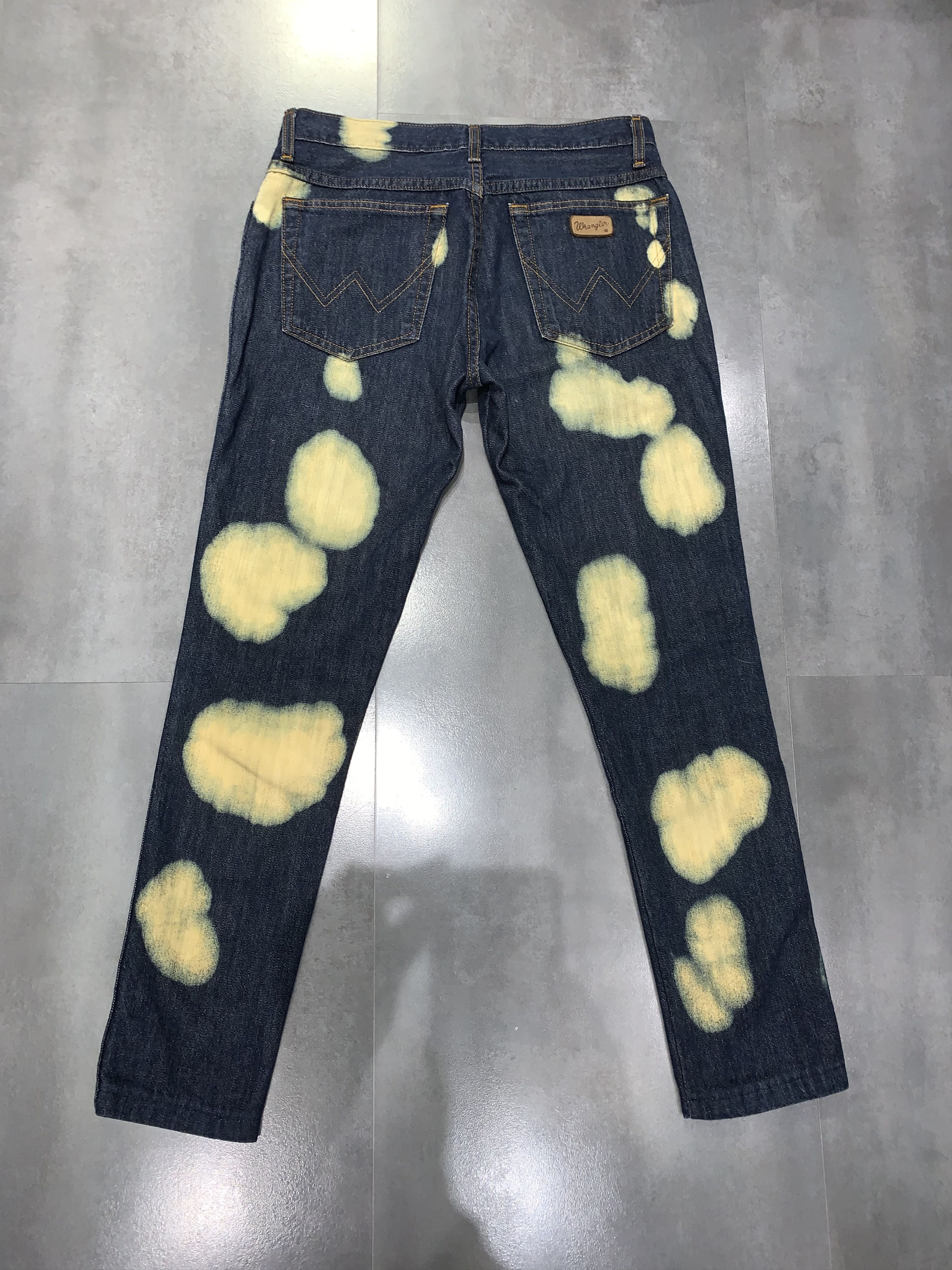 Levi's Custom Made Bleached Wrangler Denim Pants Size US 30 / EU 46 - 8 Thumbnail