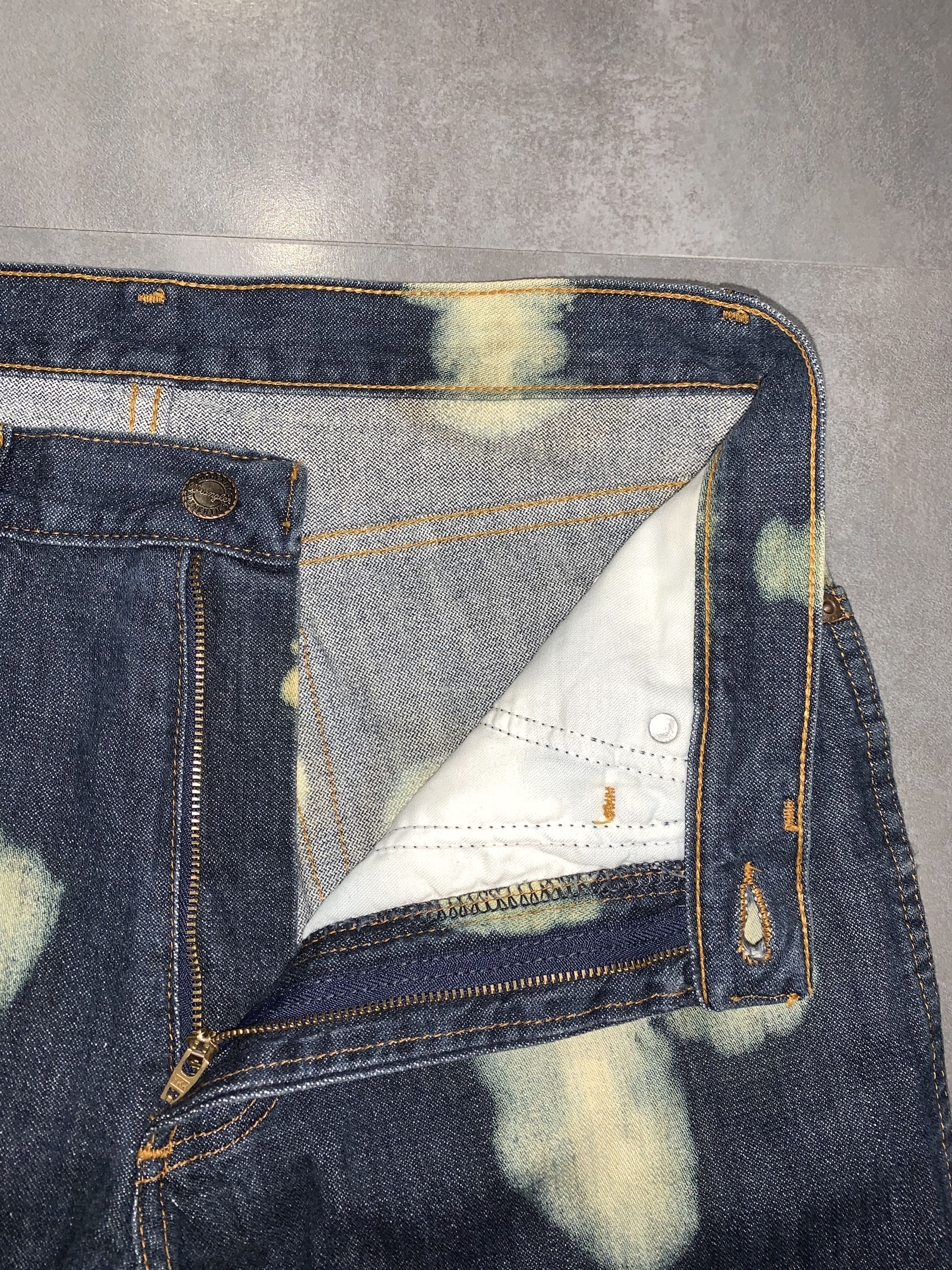 Levi's Custom Made Bleached Wrangler Denim Pants Size US 30 / EU 46 - 7 Thumbnail
