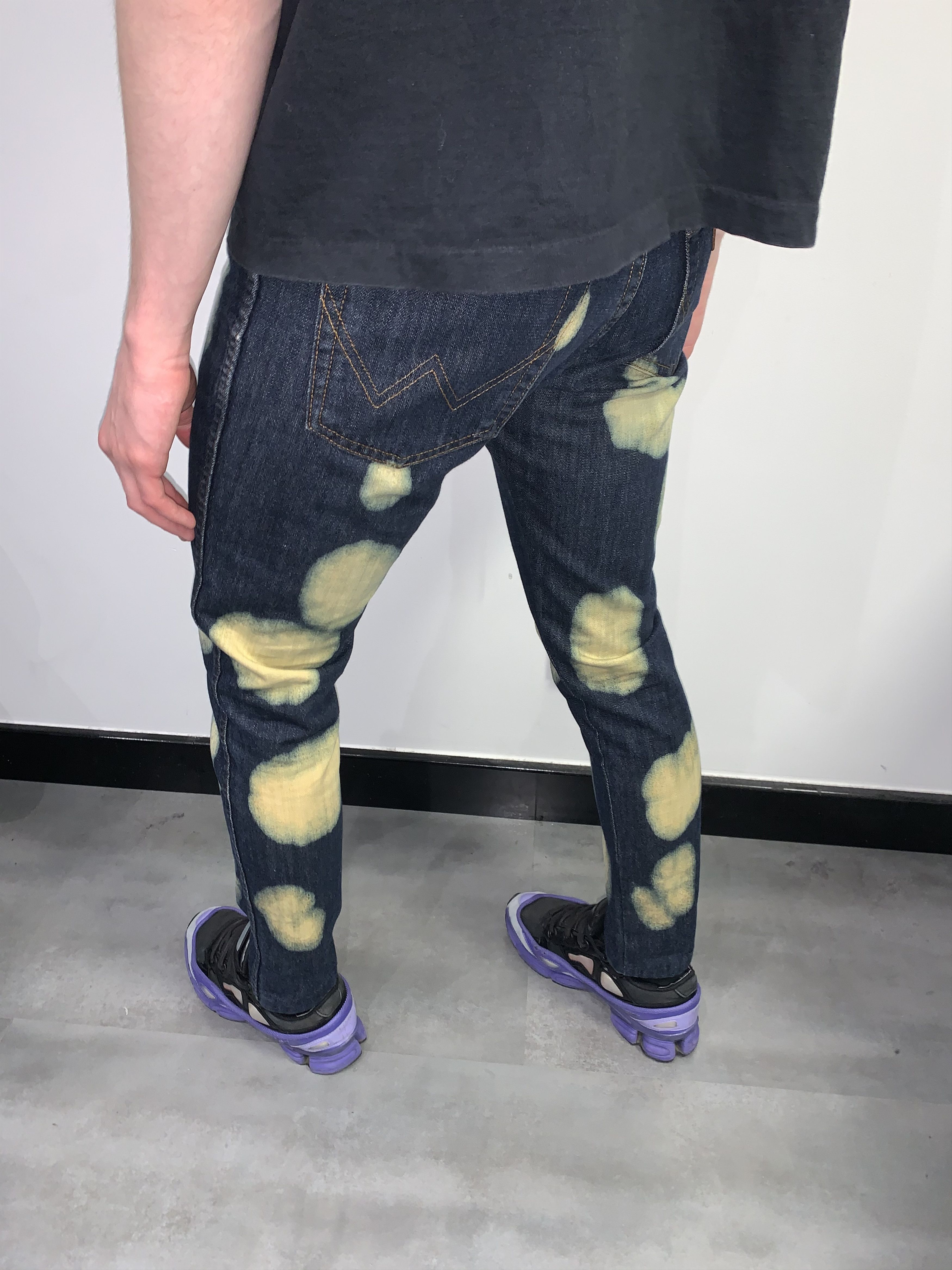 Levi's Custom Made Bleached Wrangler Denim Pants Size US 30 / EU 46 - 3 Thumbnail
