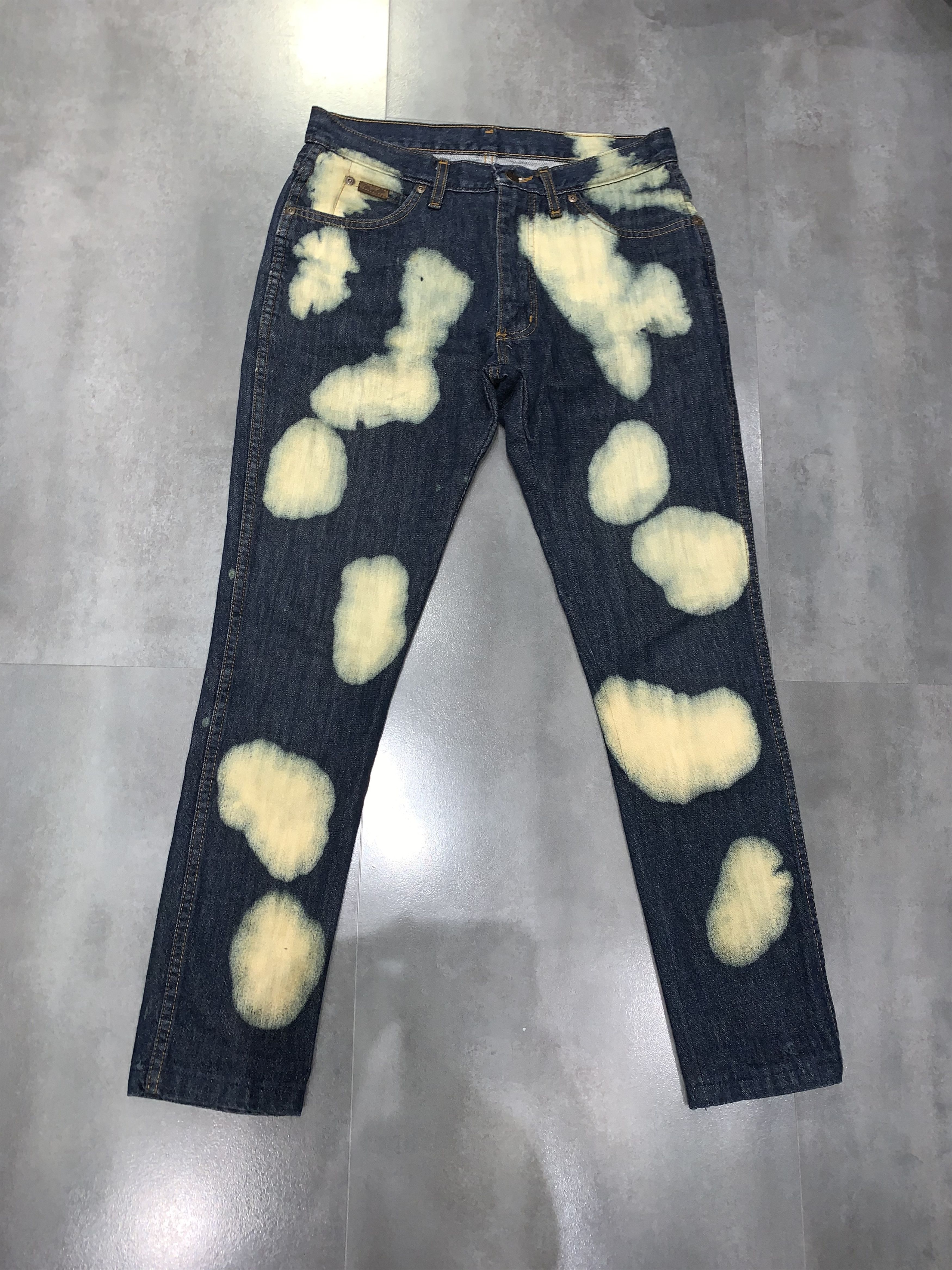 Levi's Custom Made Bleached Wrangler Denim Pants Size US 30 / EU 46 - 1 Thumbnail