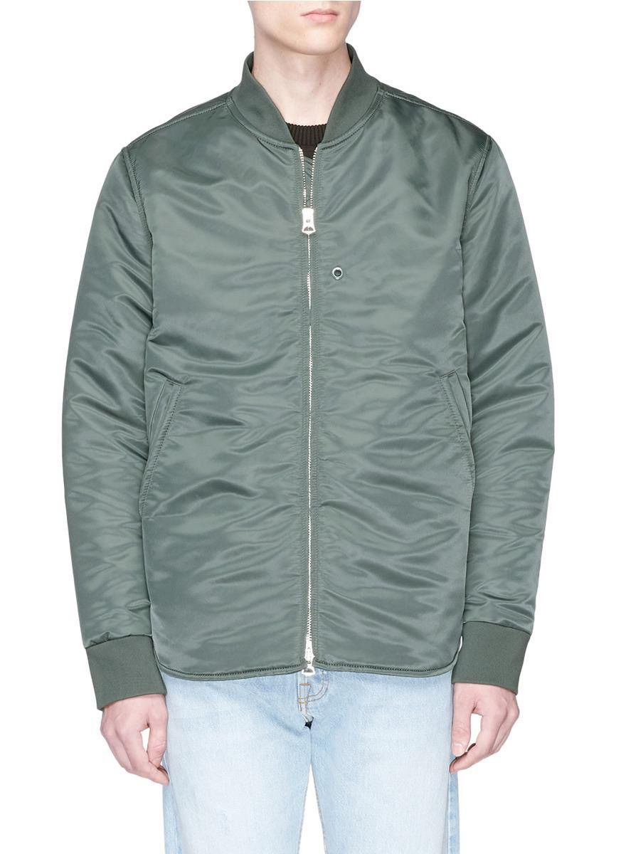 Acne Studios DSWT! SS18 Acne Studios Mylon Shine Nylon Bomber Jacket Size US M / EU 48-50 / 2 - 1 Thumbnail