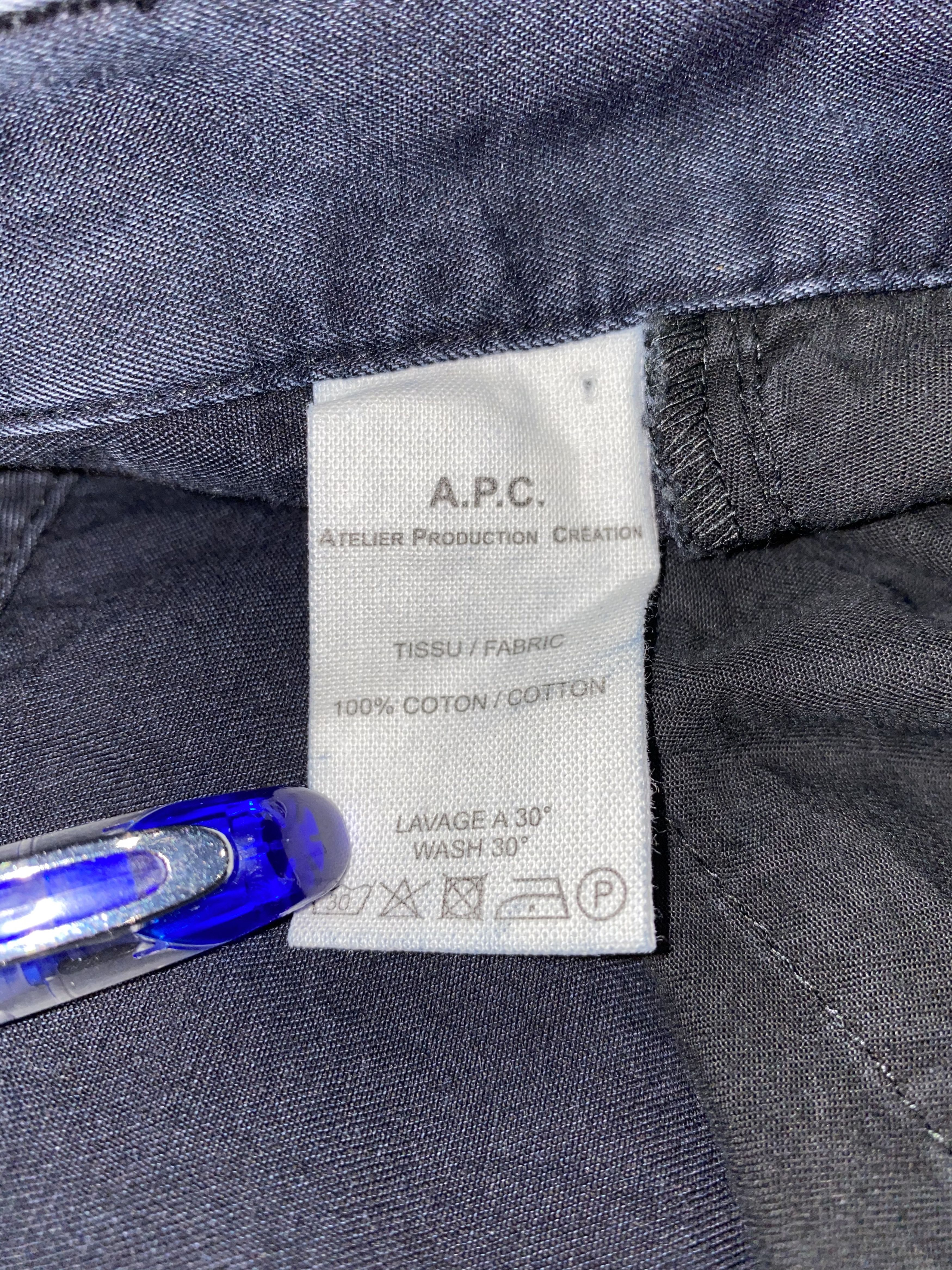 A.P.C. A.P.C. Washed Dark Blue Casual Pants Size US 34 / EU 50 - 14 Thumbnail