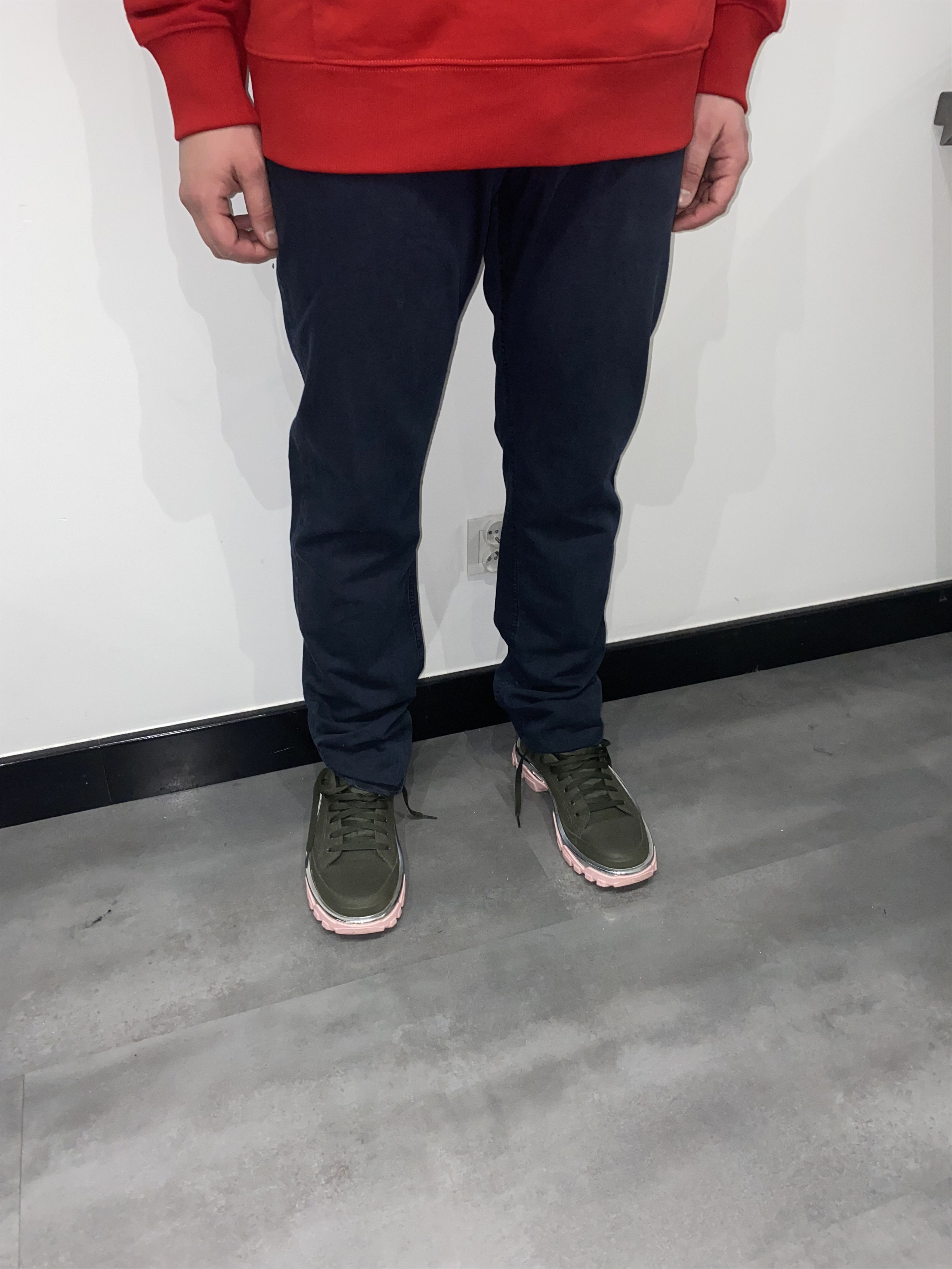 A.P.C. A.P.C. Washed Dark Blue Casual Pants Size US 34 / EU 50 - 3 Thumbnail