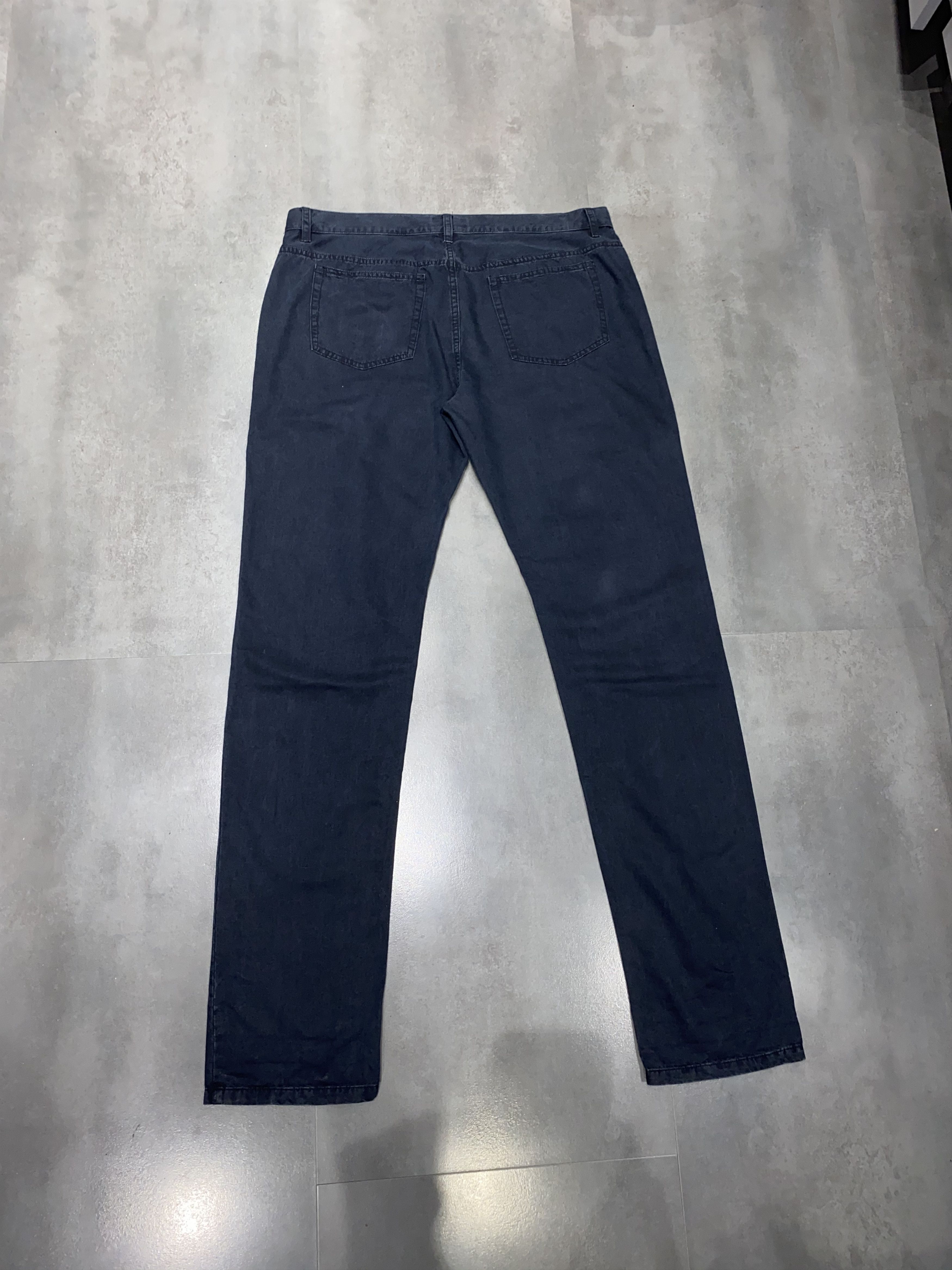 A.P.C. A.P.C. Washed Dark Blue Casual Pants Size US 34 / EU 50 - 10 Thumbnail