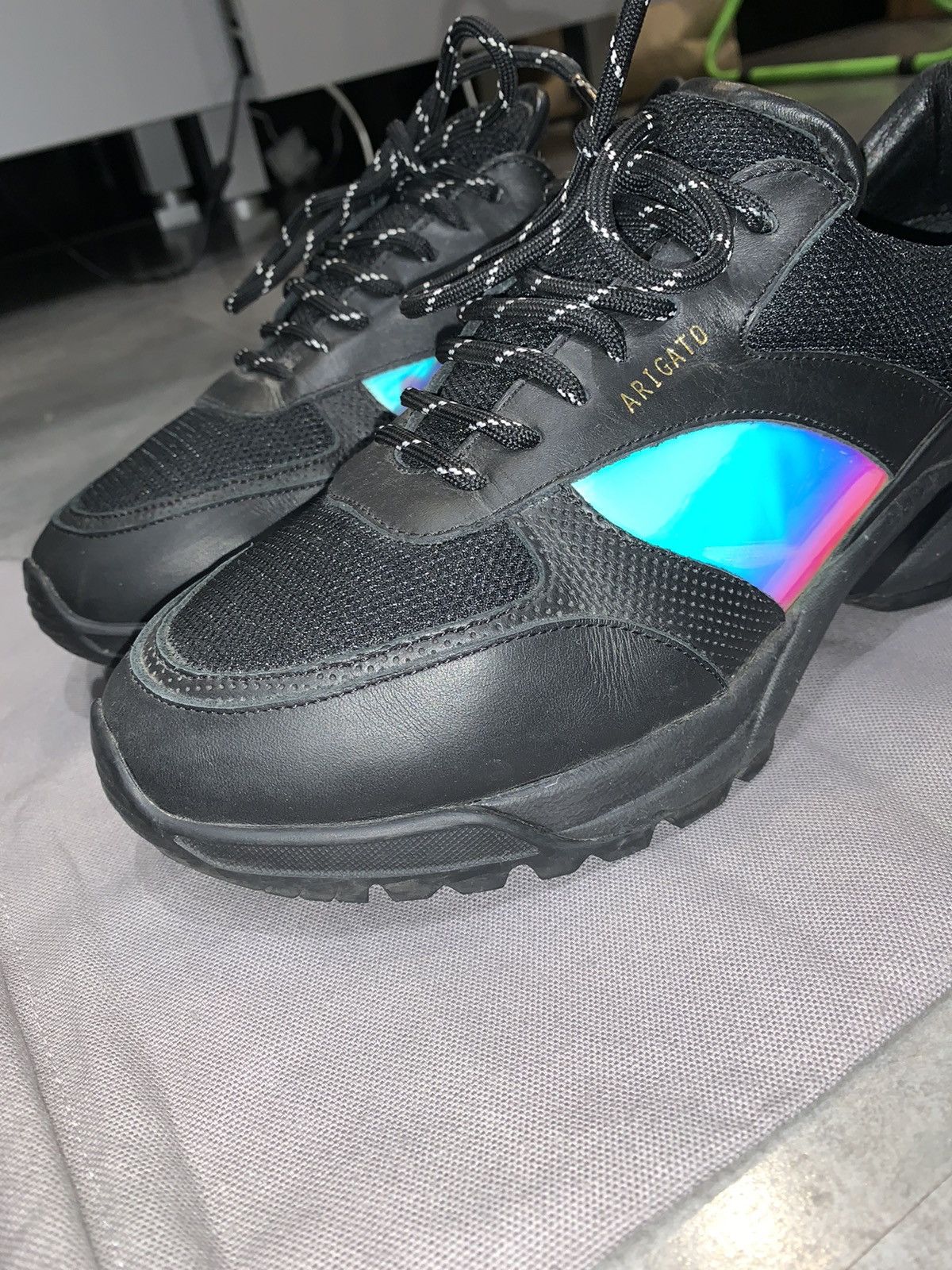 Axel Arigato SS19 Axel Arigato Tech Runner In Rainbow Black Size US 7 / EU 40 - 5 Thumbnail