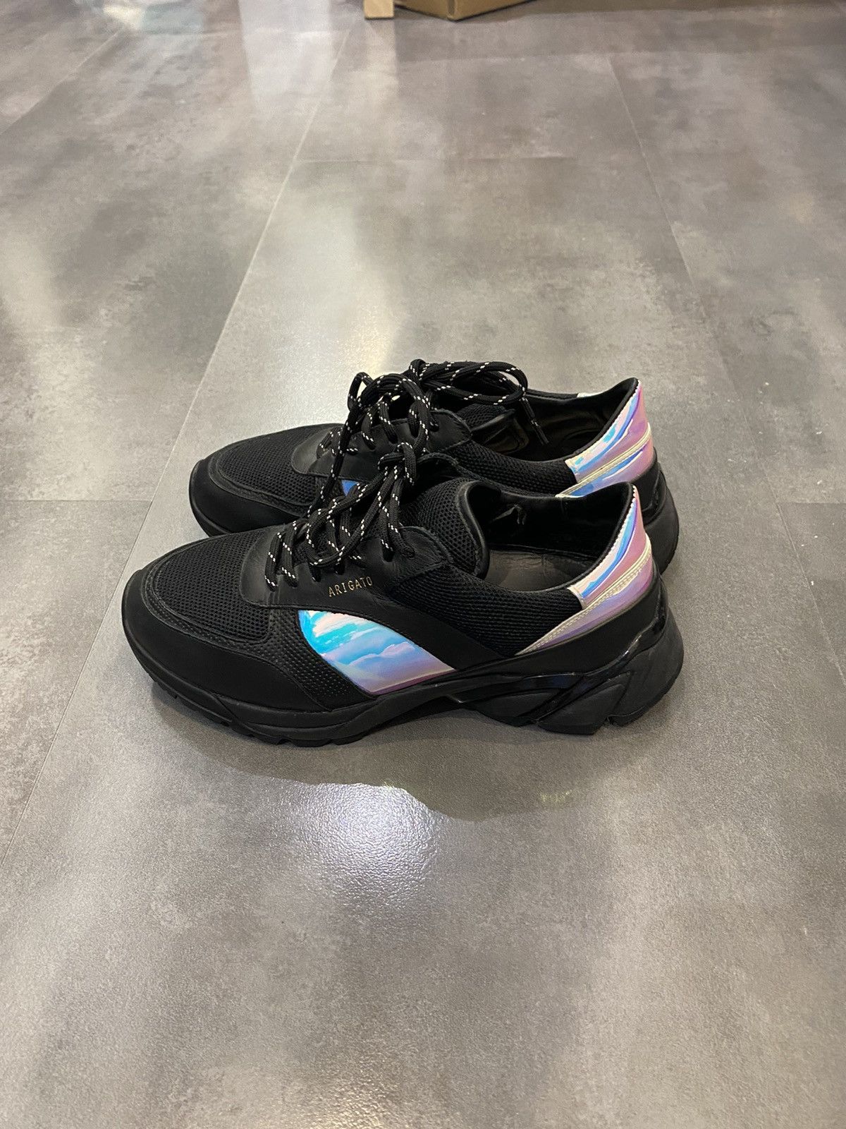 Axel Arigato SS19 Axel Arigato Tech Runner In Rainbow Black Size US 7 / EU 40 - 18 Thumbnail