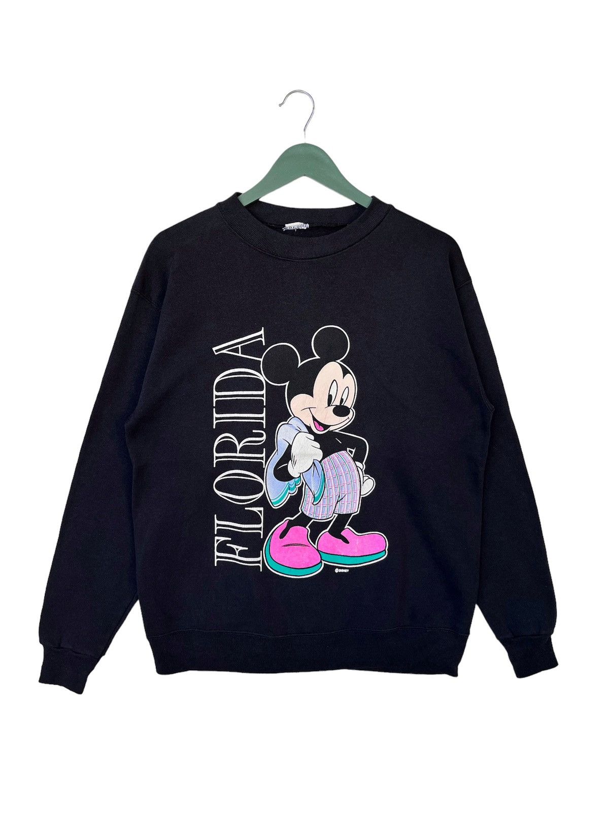 Disney Vintage 90s Mickey Mouse Florida Sweatshirt Size US M / EU 48-50 / 2 - 1 Thumbnail