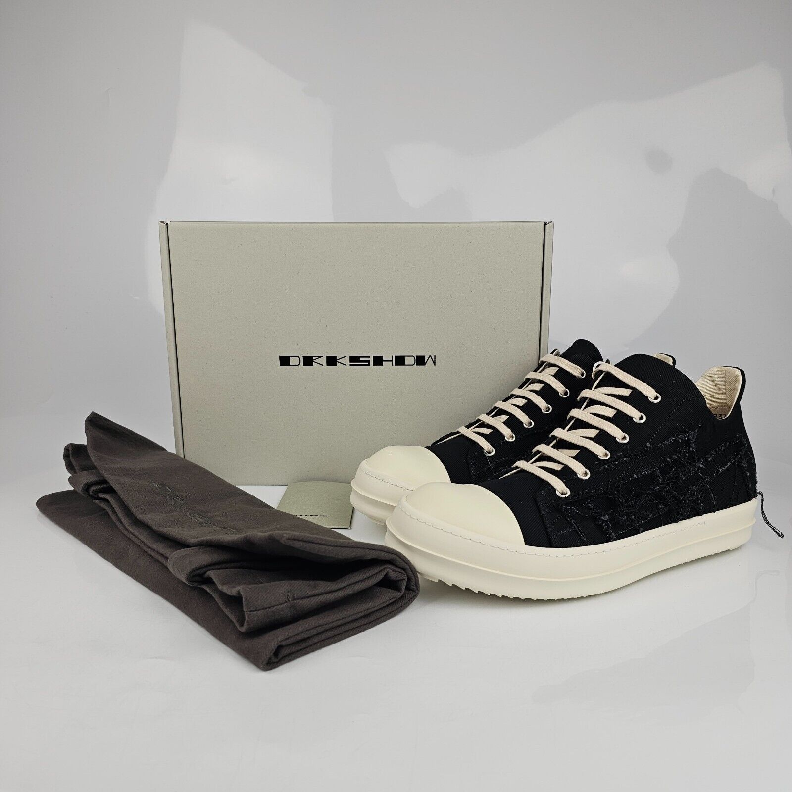 Rick Owens Drkshdw Rick Owens DRKSHDW Slashed Ramones Black