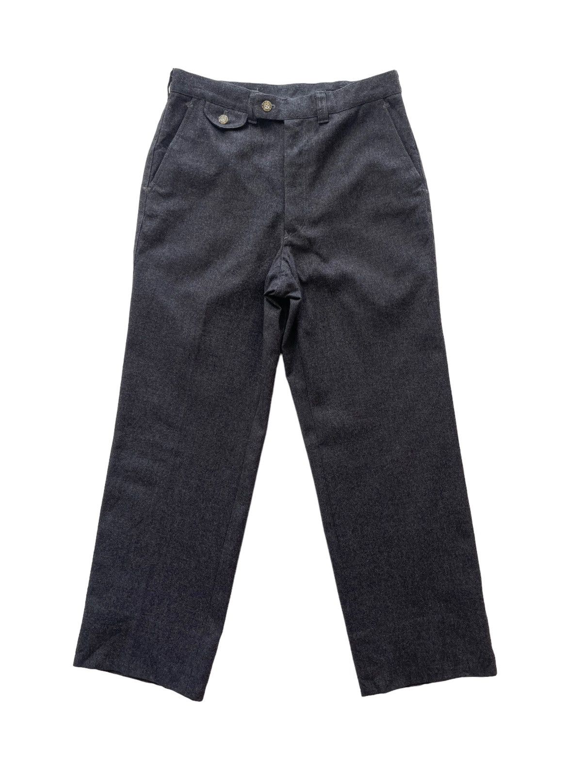 image of Tnf Nanamica Wool Trousers Pants in Dark Grey, Men's (Size 29)