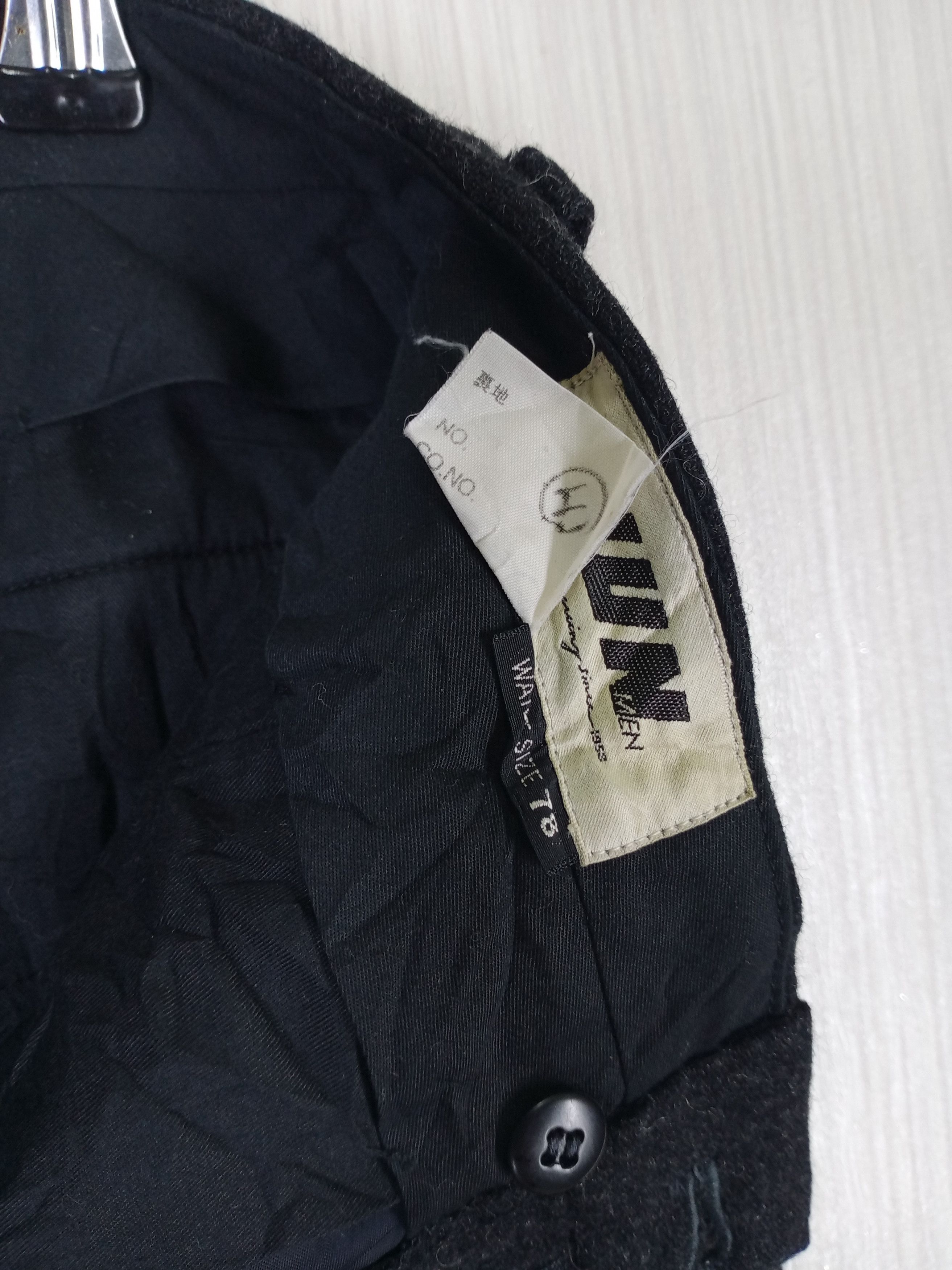 Japanese Brand VINTAGE JUN MEN TROUSERS WOOL PANTS Size US 32 / EU 48 - 6 Thumbnail