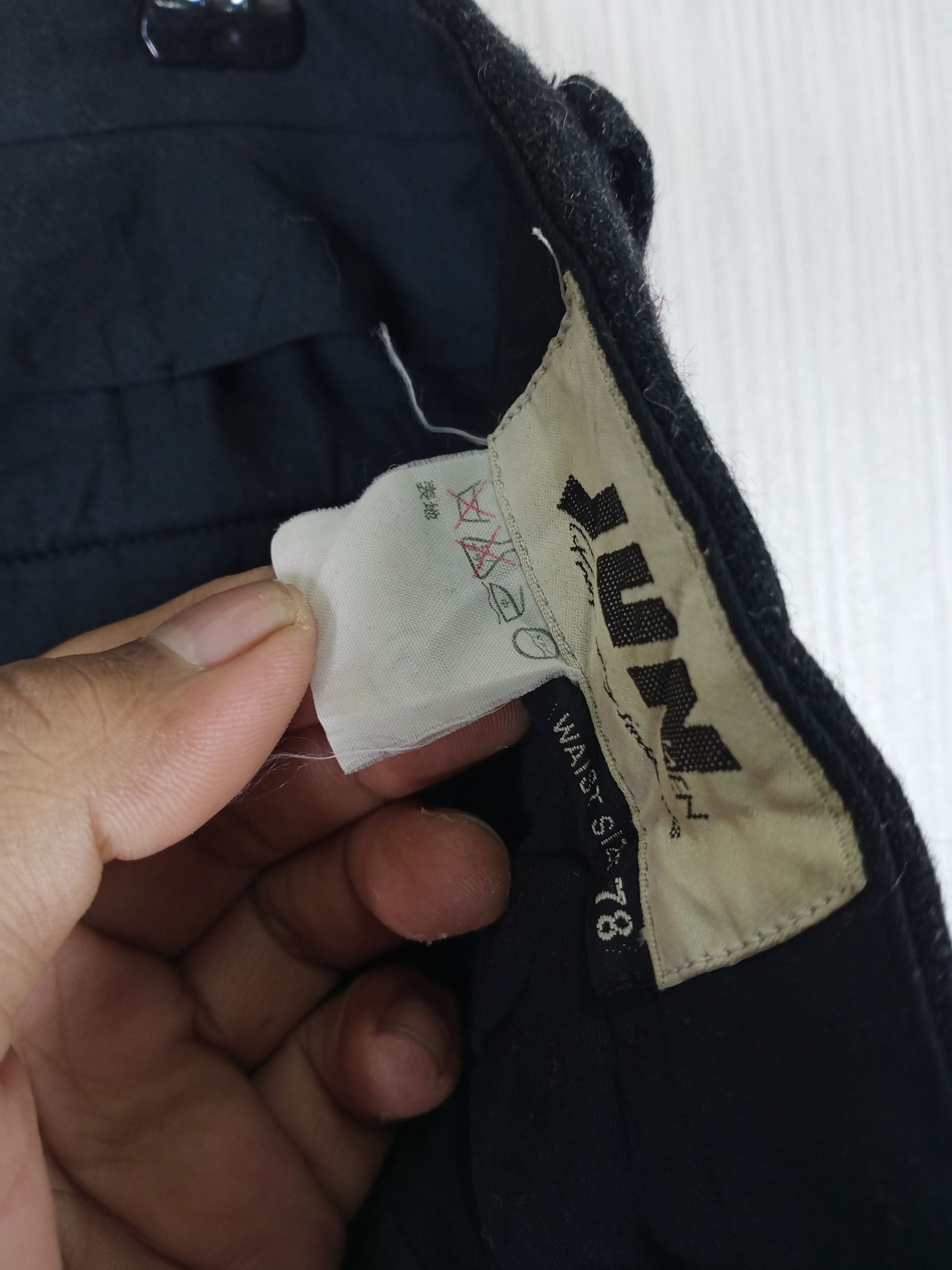 Japanese Brand VINTAGE JUN MEN TROUSERS WOOL PANTS Size US 32 / EU 48 - 3 Thumbnail