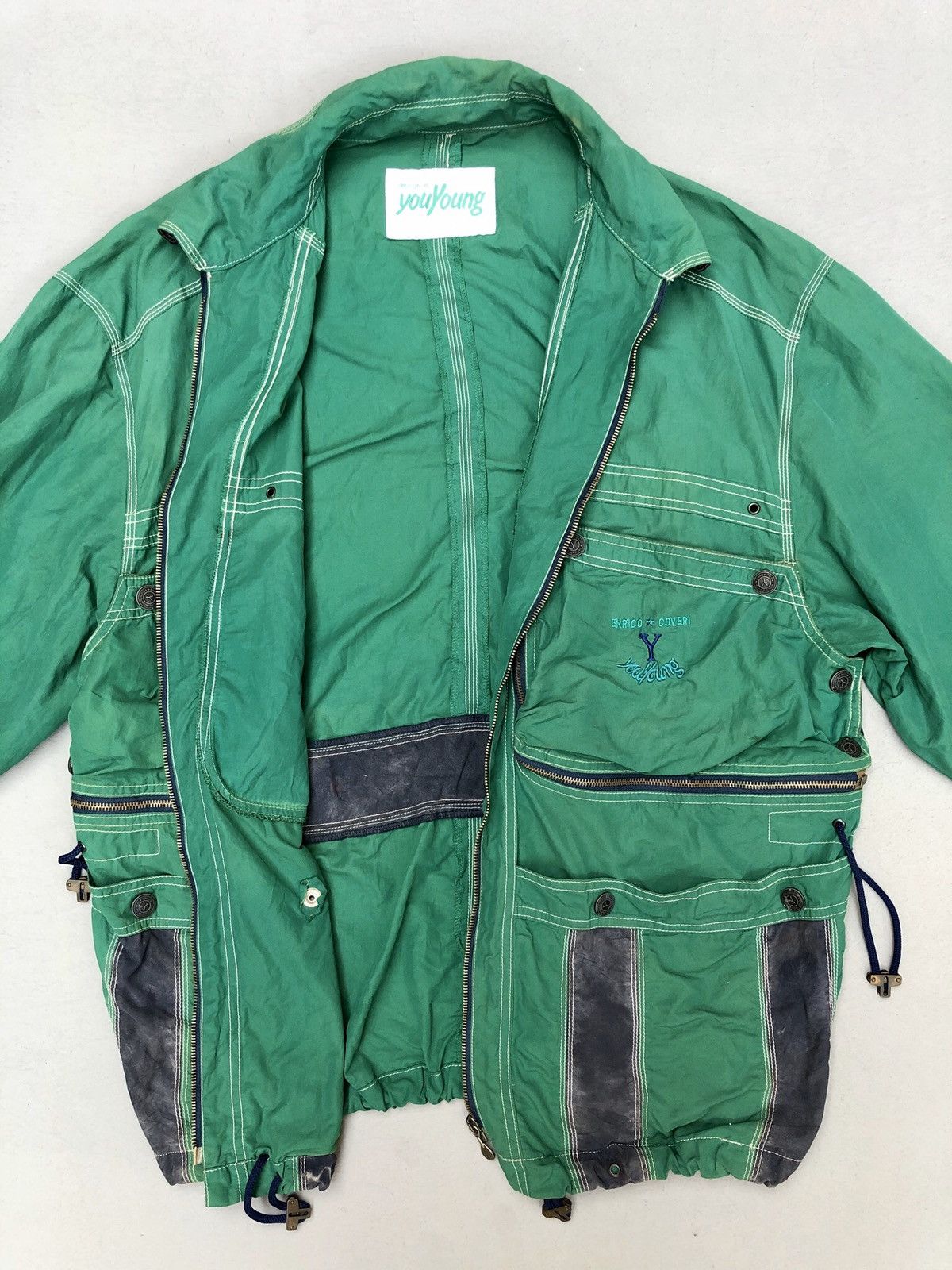 Enrico Coveri You Young by Enrico Coveri Multiple Pocket Light Jacket Size US M / EU 48-50 / 2 - 6 Thumbnail