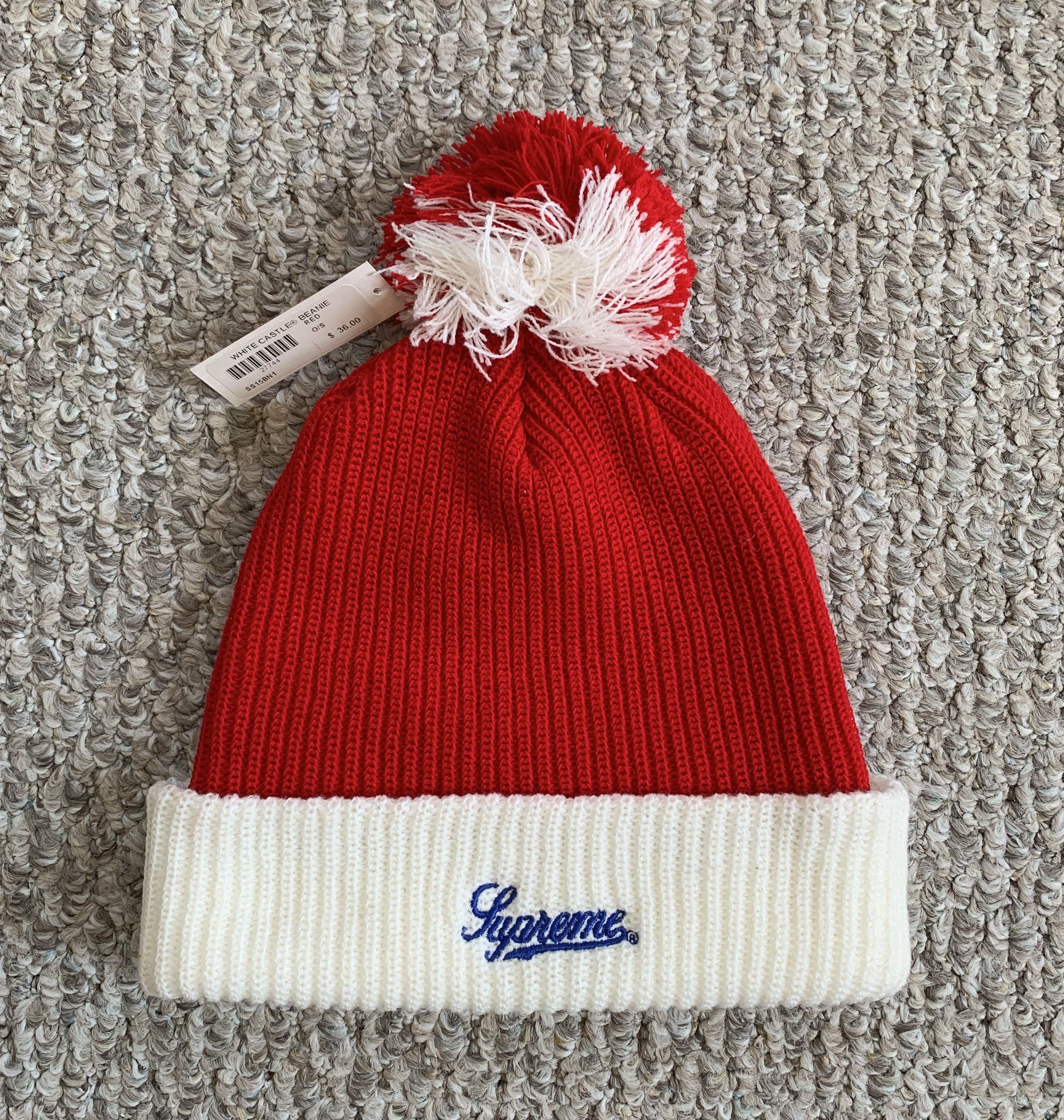 Supreme NEW S/S 2015 Supreme x White Castle Beanie Hat Size ONE SIZE - 2 Thumbnail