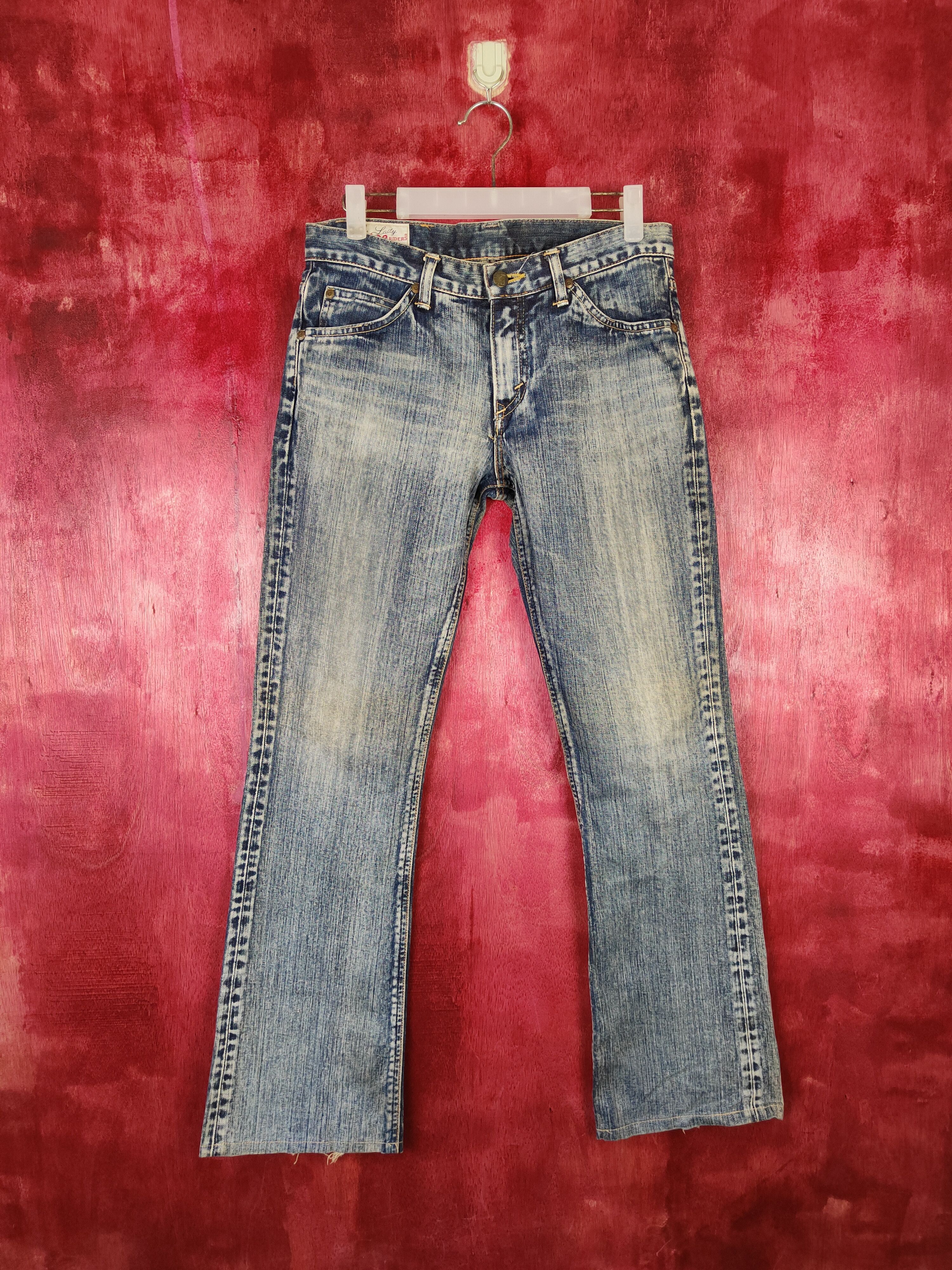 Japanese Brand Lee Riders®-Lady Blue faded denim Jeans #4898 Size 30" / US 8 / IT 44 - 1 Thumbnail