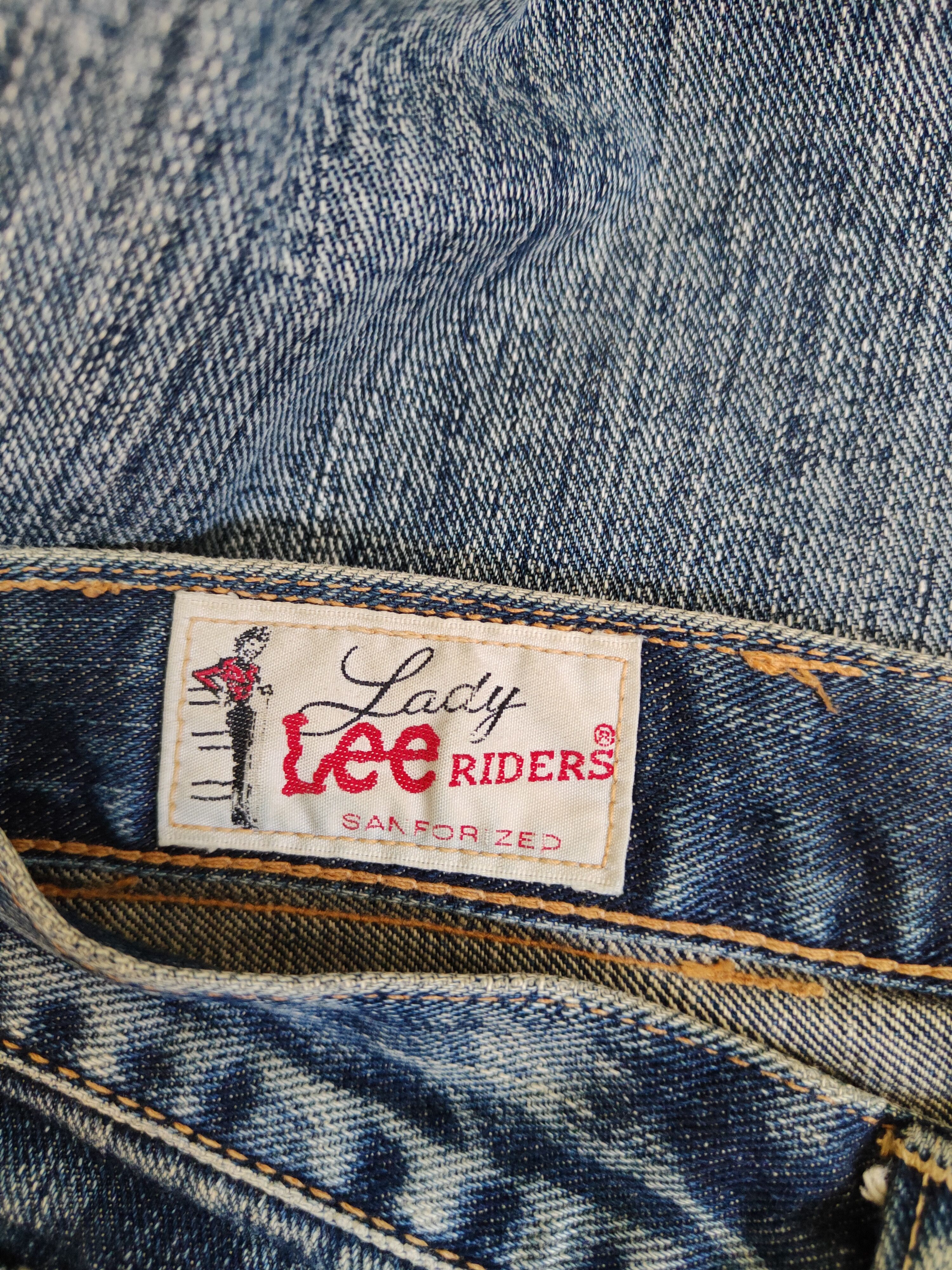 Japanese Brand Lee Riders®-Lady Blue faded denim Jeans #4898 Size 30" / US 8 / IT 44 - 14 Thumbnail