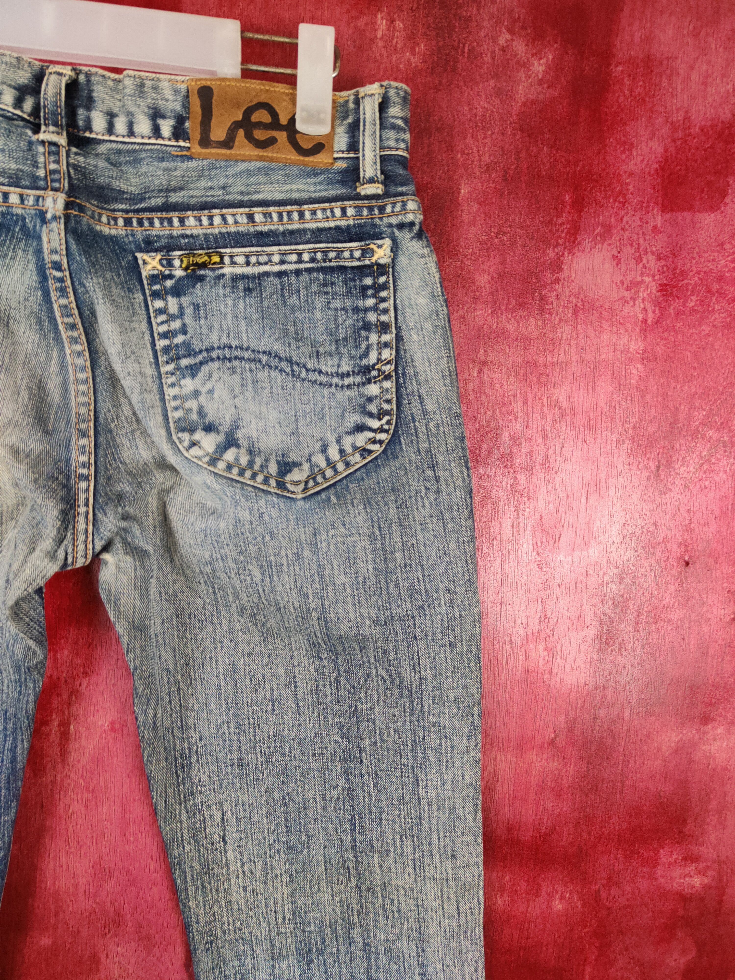 Japanese Brand Lee Riders®-Lady Blue faded denim Jeans #4898 Size 30" / US 8 / IT 44 - 11 Thumbnail
