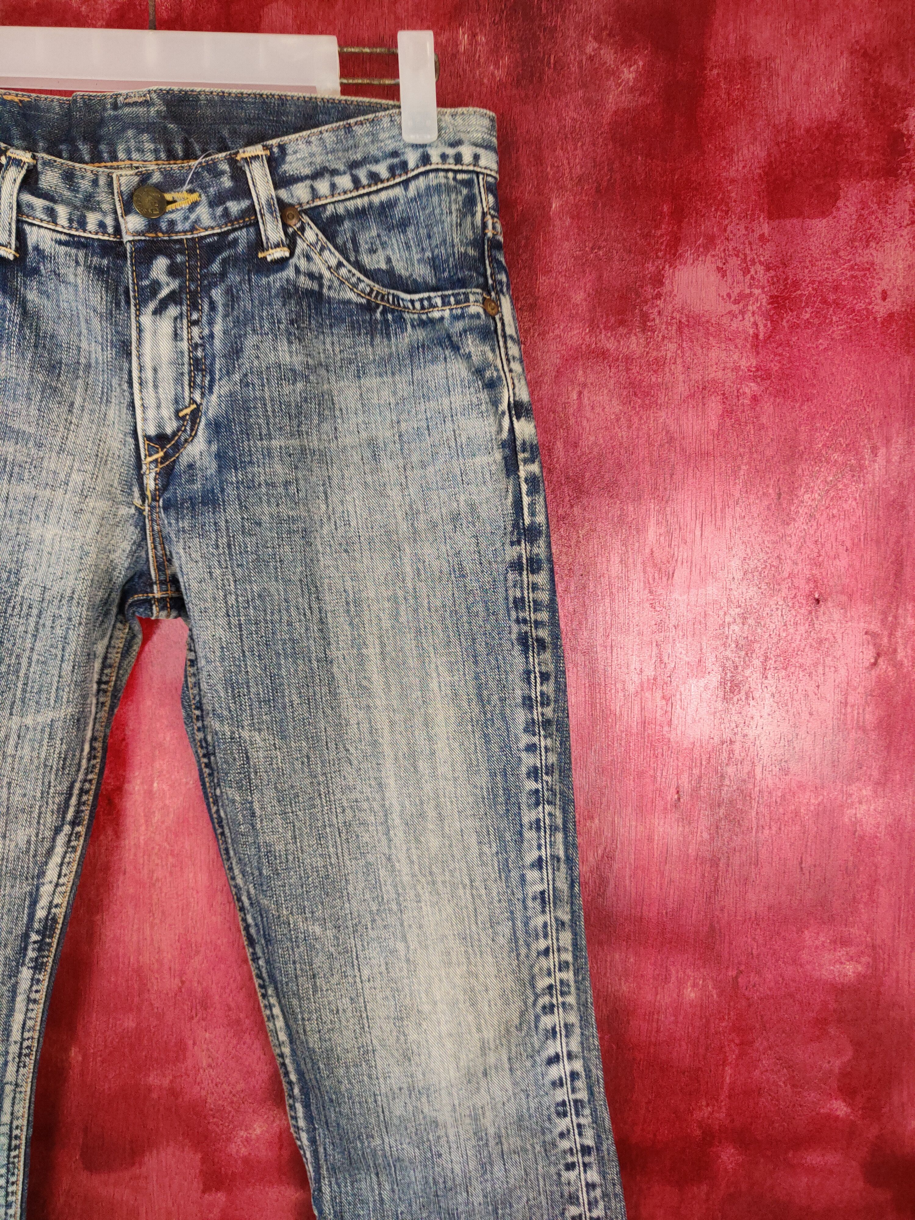 Japanese Brand Lee Riders®-Lady Blue faded denim Jeans #4898 Size 30" / US 8 / IT 44 - 5 Thumbnail