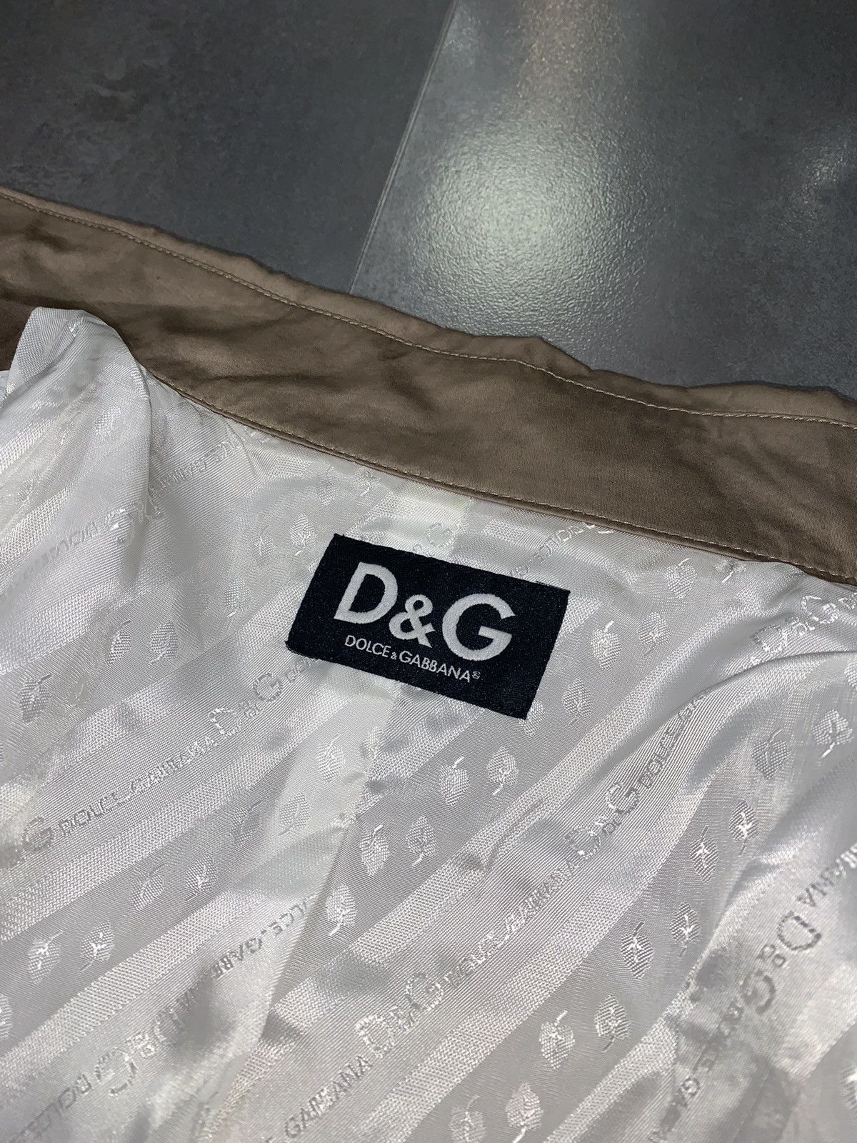 Dolce & Gabbana Dolce & Gabbana Multizipped Champagne Gold Biker Jacket Size US L / EU 52-54 / 3 - 17 Thumbnail