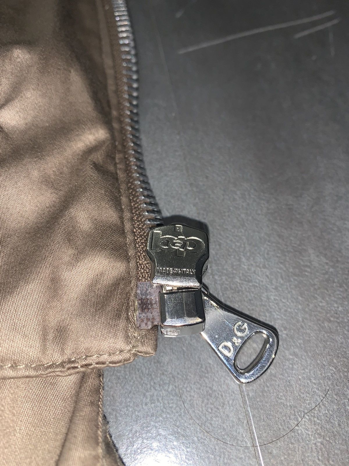 Dolce & Gabbana Dolce & Gabbana Multizipped Champagne Gold Biker Jacket Size US L / EU 52-54 / 3 - 16 Thumbnail