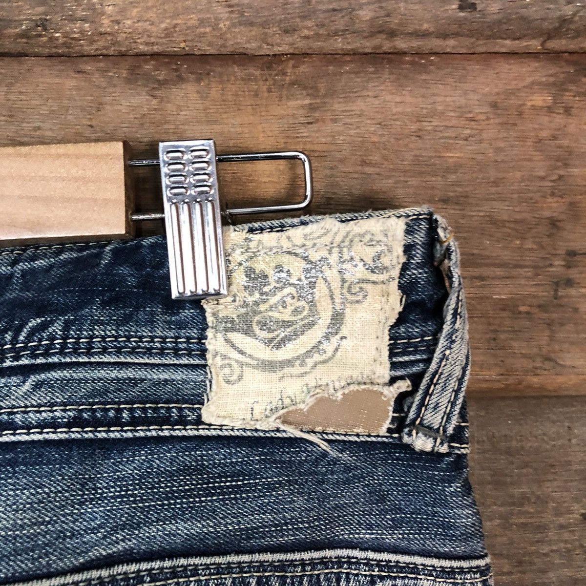 Japanese Brand Brappers Candy Vintage Distressed patchwork Denim Pants#5132 Size 30" / US 8 / IT 44 - 16 Thumbnail