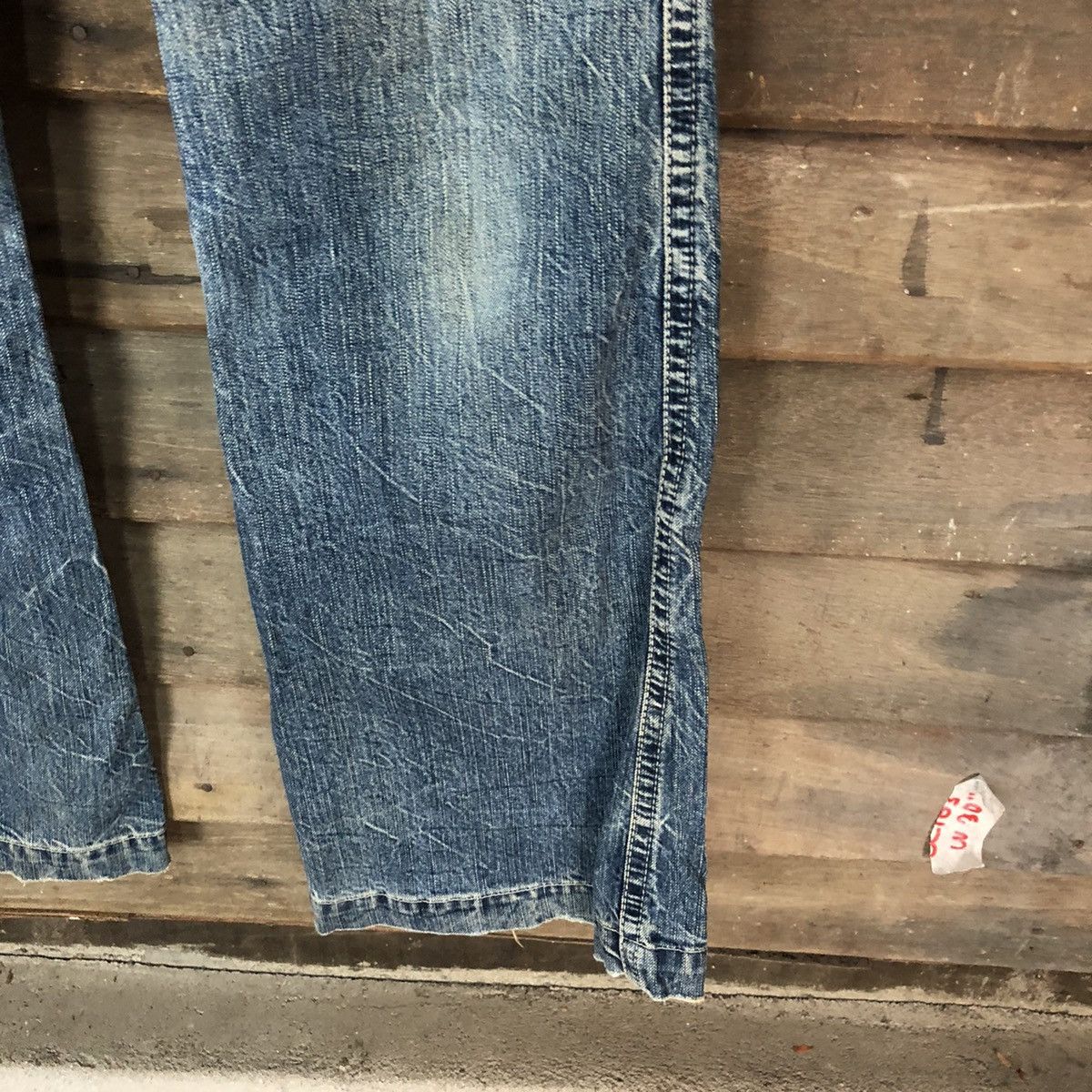 Japanese Brand Brappers Candy Vintage Distressed patchwork Denim Pants#5132 Size 30" / US 8 / IT 44 - 9 Thumbnail