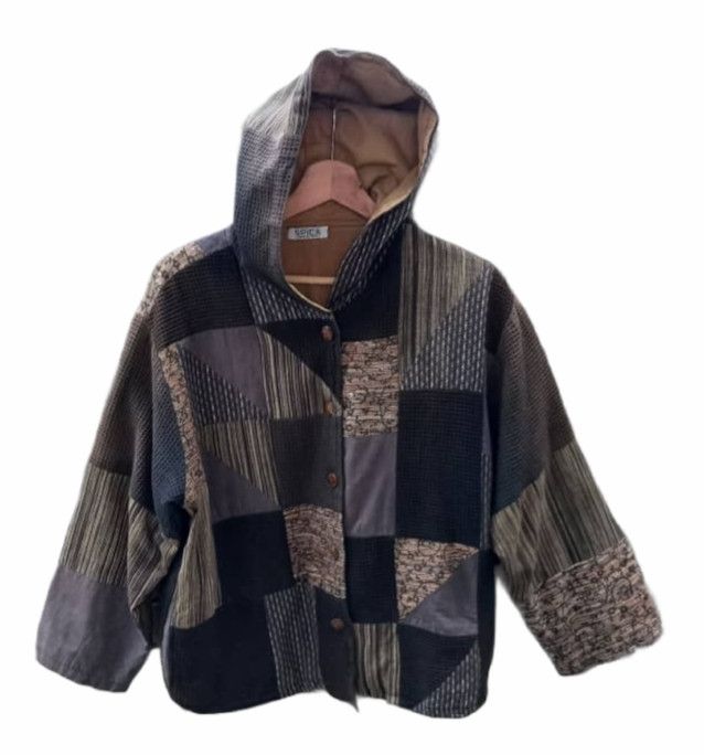 Japanese Brand Kapital Kountry Inspired Patchwork Button Hoodies Size US M / EU 48-50 / 2 - 1 Thumbnail