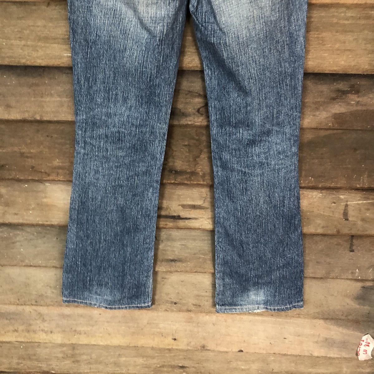 Japanese Brand Nuve bad girl Japan bootcut Distressed Denim Pants #5002 Size 28" / US 6 / IT 42 - 12 Thumbnail