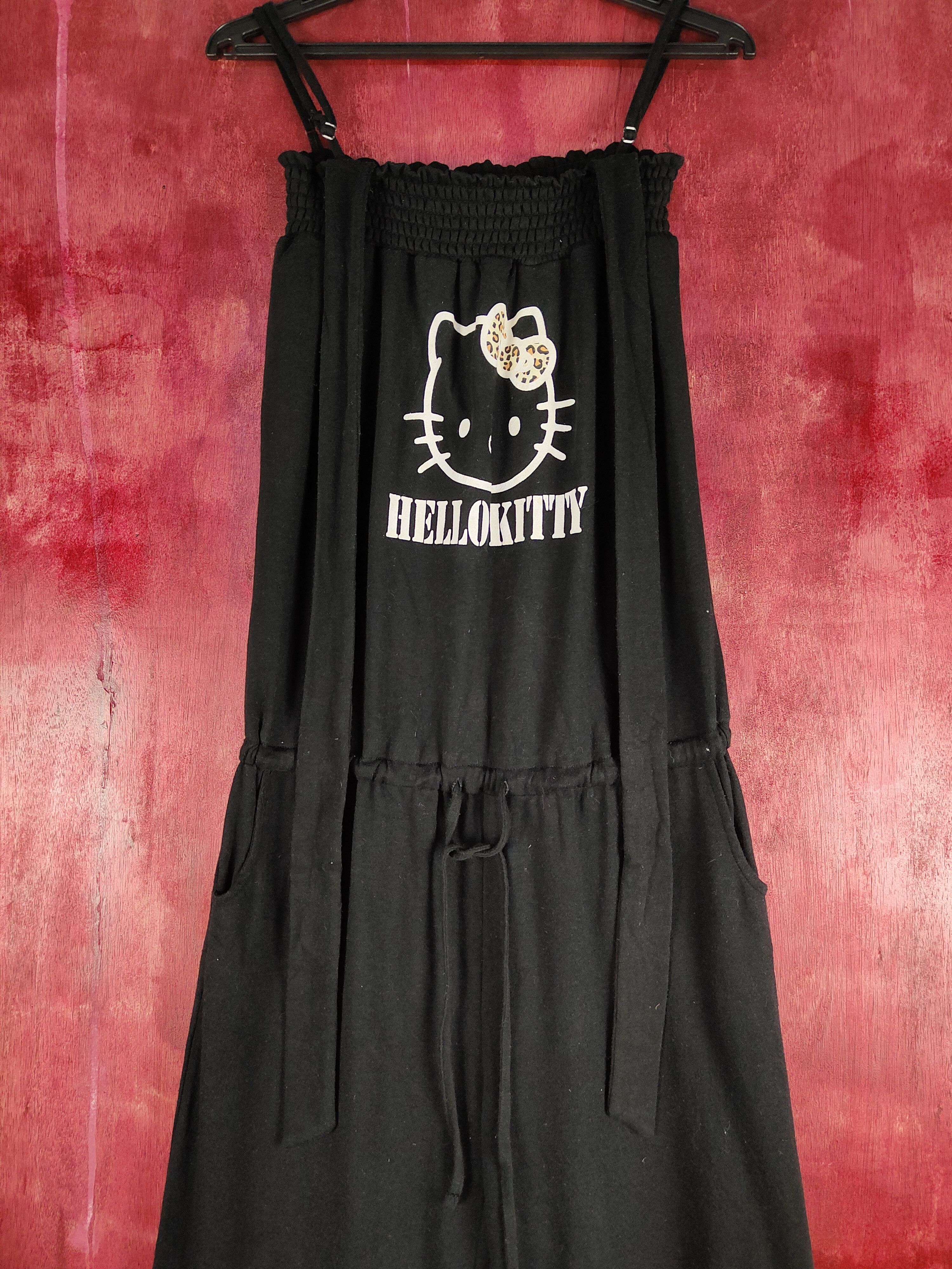 Cartoon Network × Japanese Brand Hello Kitty Black Jumpsuit #S345 Size 28" / US 6 / IT 42 - 2 Thumbnail