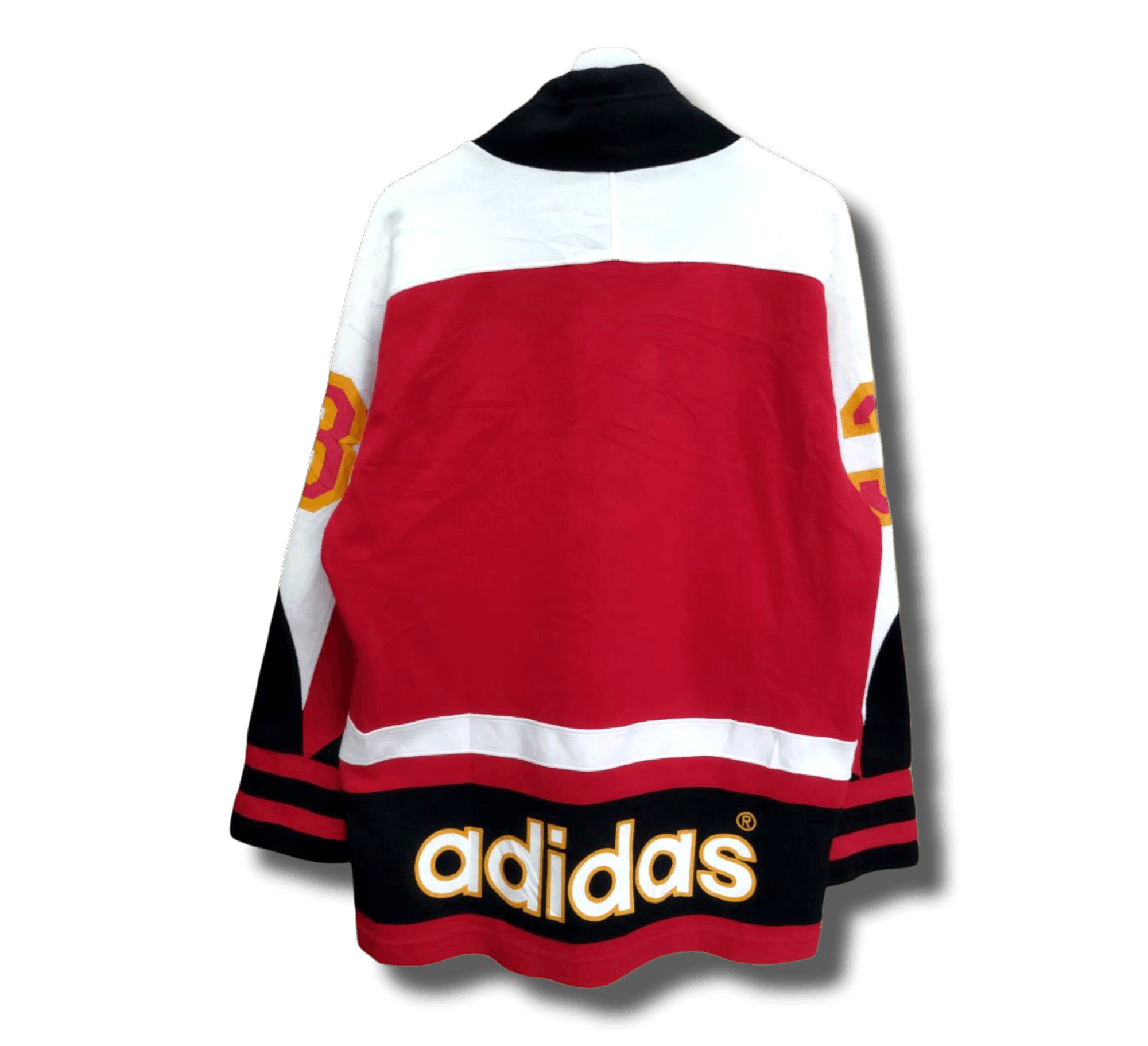 Adidas Vintage Adidas Trefoil Big Logo Spellout Sweatshirt Size US L / EU 52-54 / 3 - 2 Thumbnail