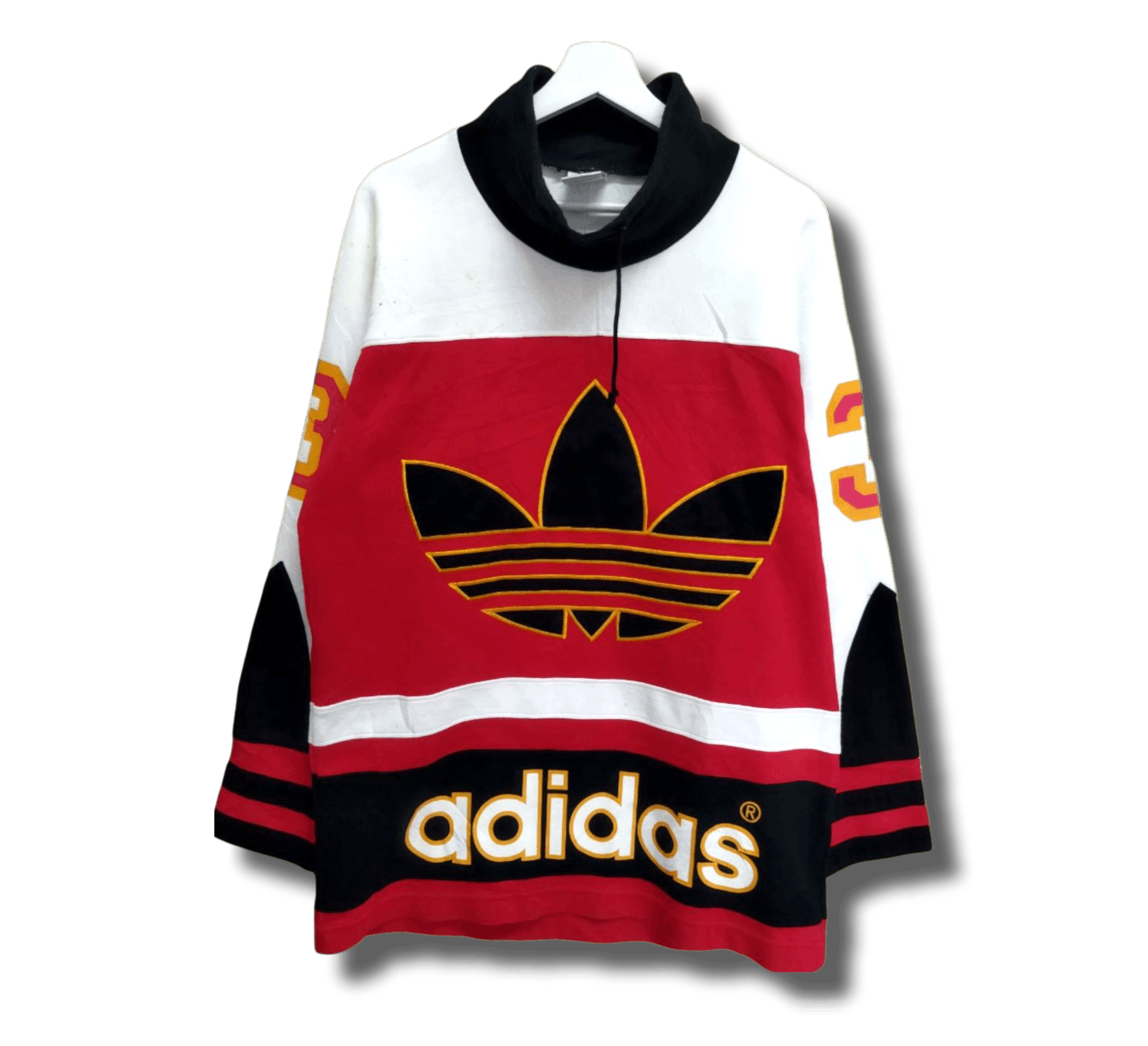 Vintage Adidas Trefoil Big Logo Spellout Sweatshirt