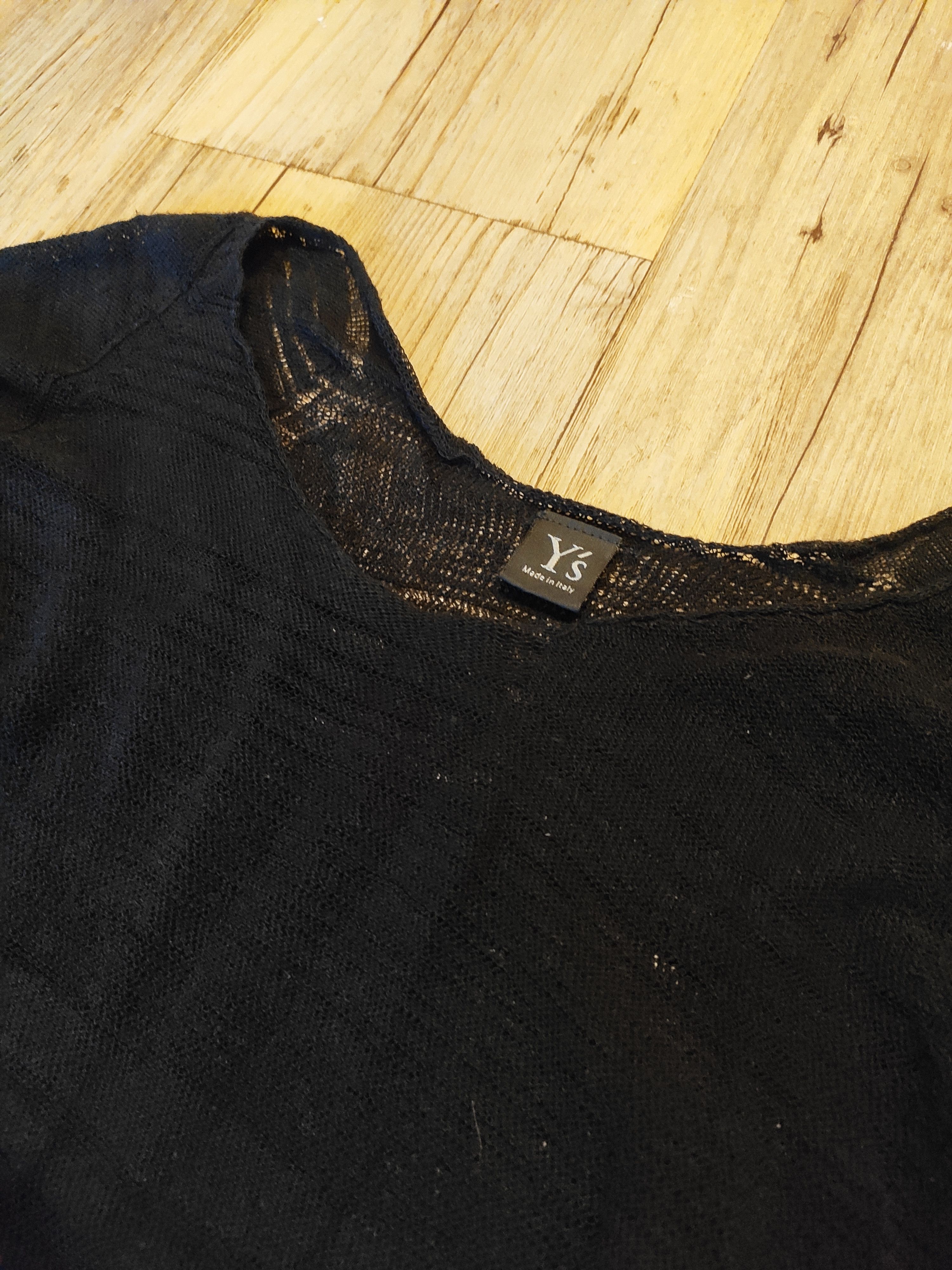 Yohji Yamamoto Transparent striped sweater.Like Dries van Noten or Julius Size US S / EU 44-46 / 1 - 3 Thumbnail