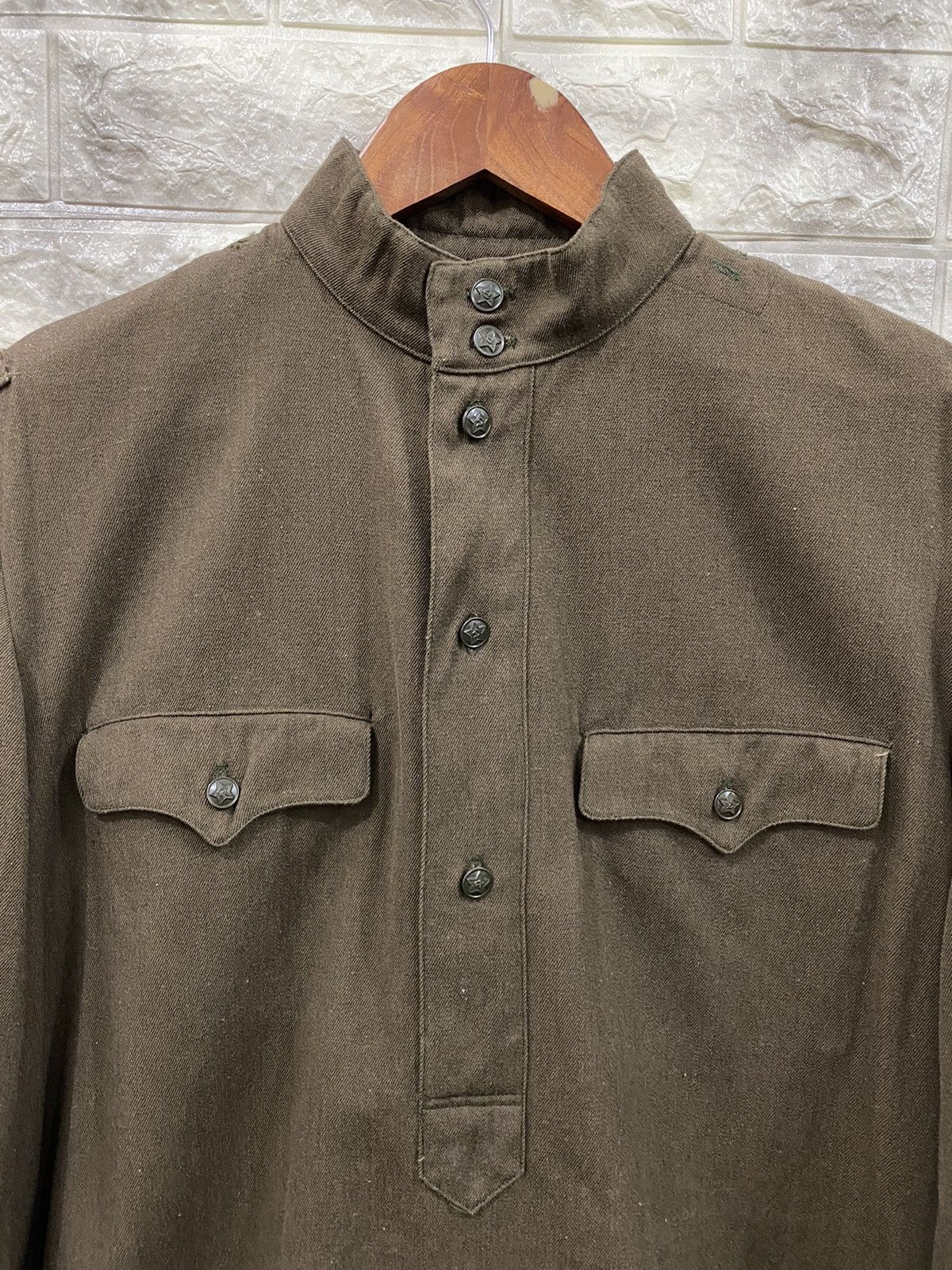 Vintage Vintage 70’s Military Blouse Size L / US 10 / IT 46 - 2 Thumbnail