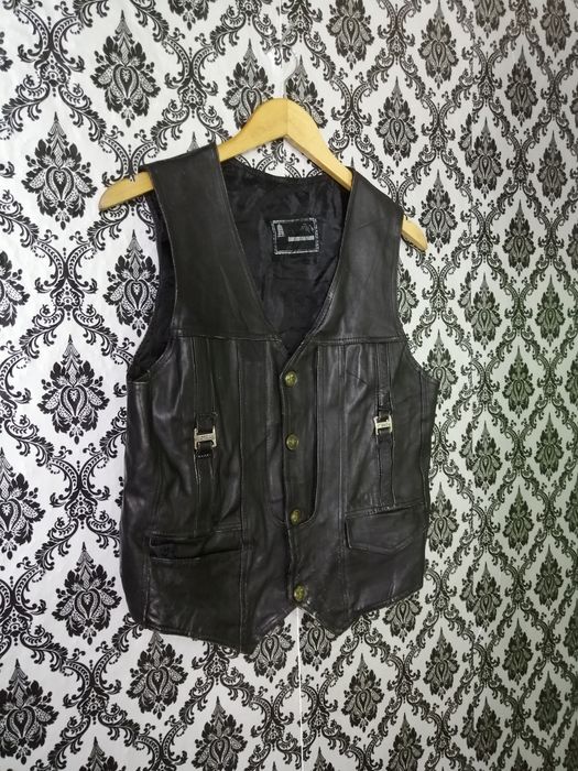 Giorgio Fiorelli Fiorelli Vest Leather Jacket | Grailed