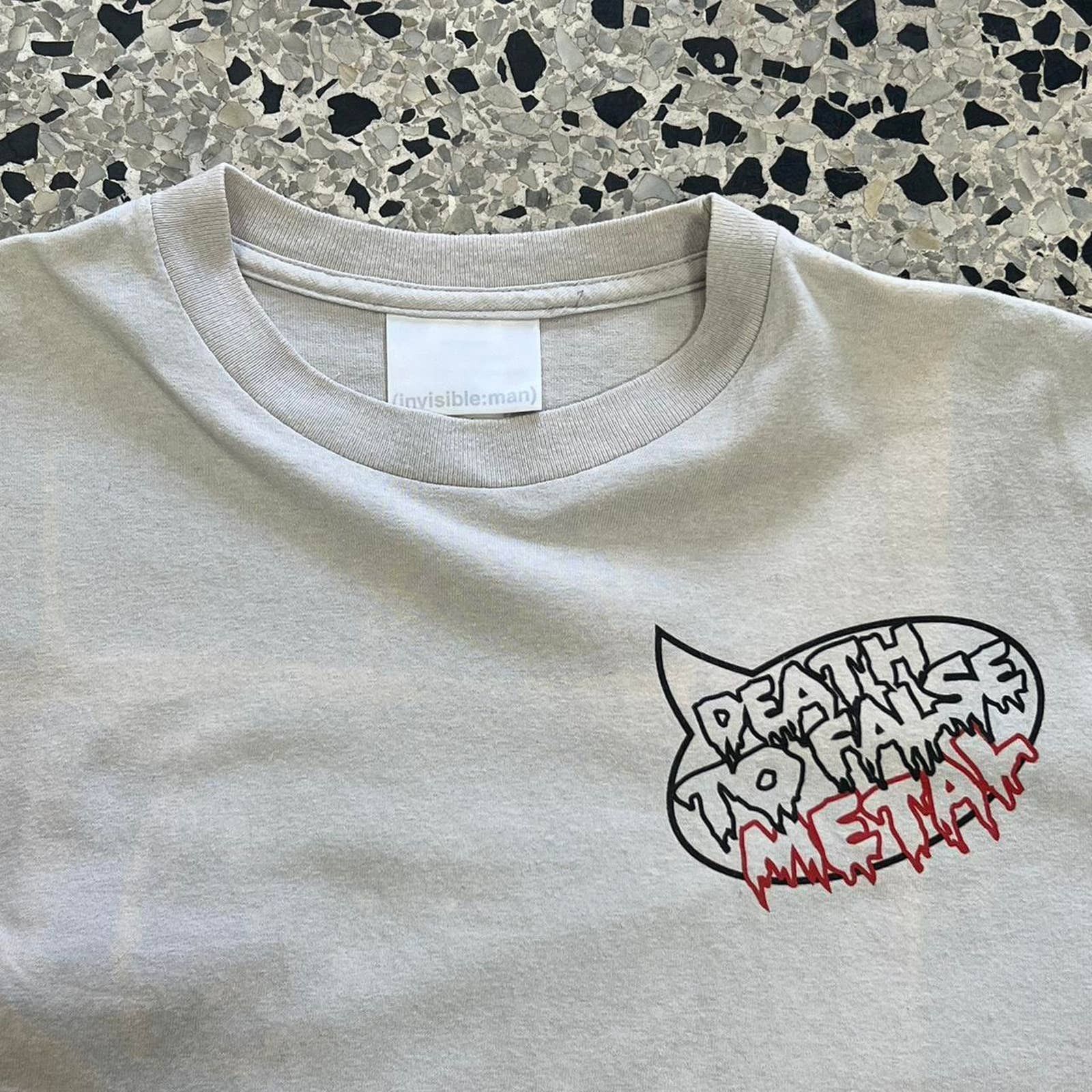 Japanese Brand × Vintage VINTAGE Y2K INVISIBLE:MAN DEATH TO FALSE METAL T-SHIRT Size US M / EU 48-50 / 2 - 3 Thumbnail