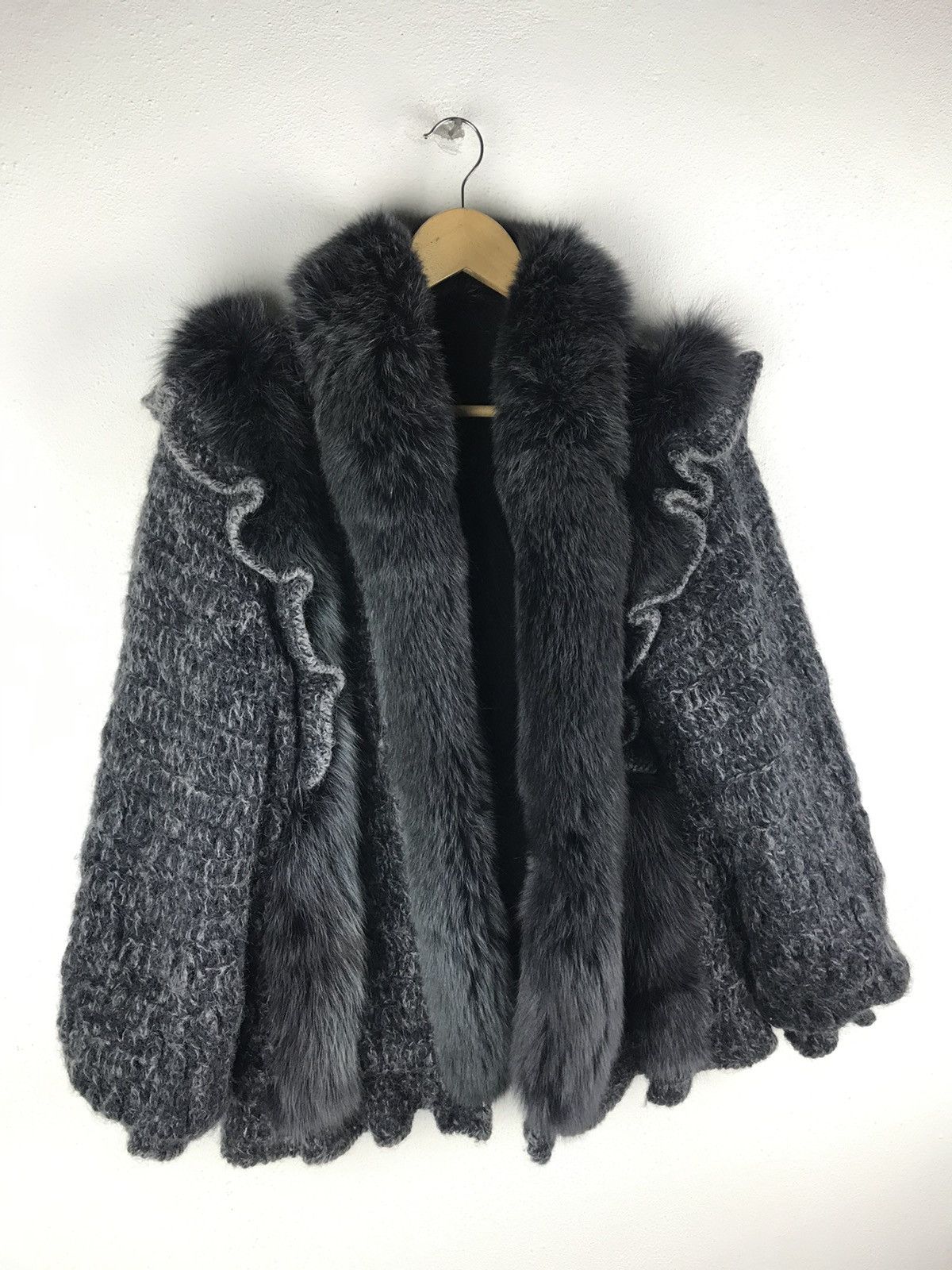Japanese Brand 🔥SALE🔥WOOL AND FUR DESIGN JACKET MADE IN JAPAN Size M / US 6-8 / IT 42-44 - 8 Thumbnail